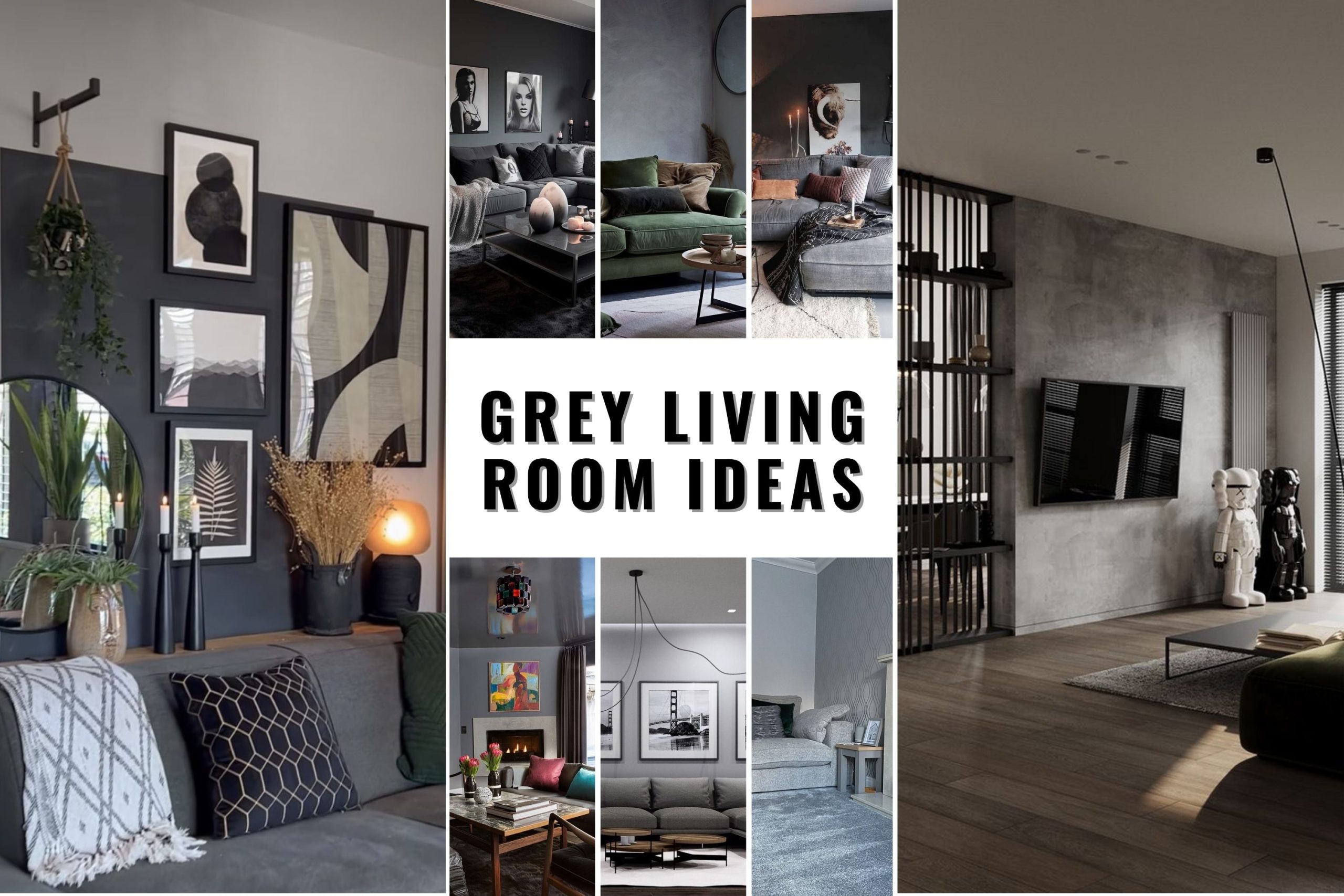 39 Grey Living Room Ideas to Inspire Your Home Decor Makeover ...