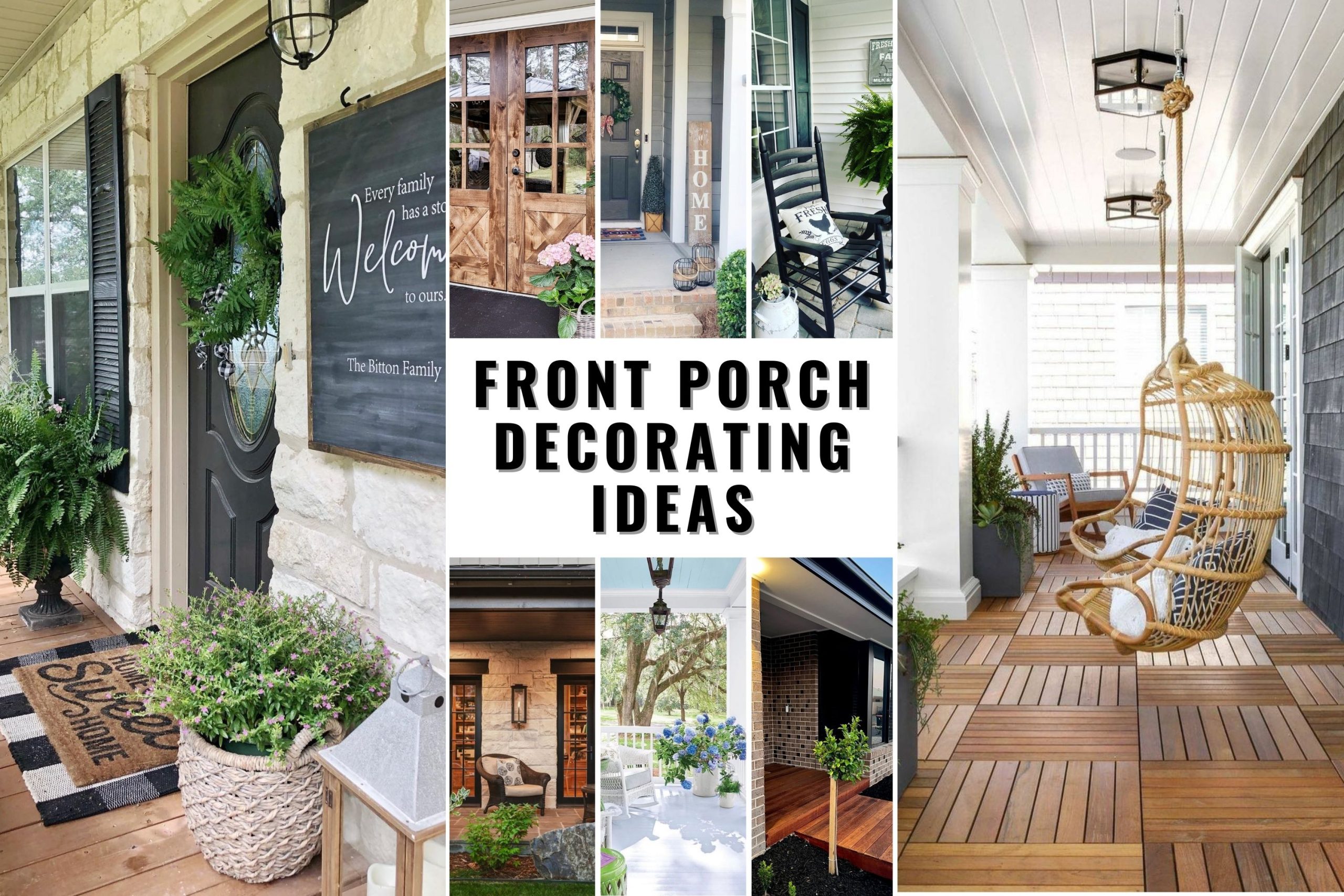 27 Front Porch Decorating Ideas: Transform Your Entryway with Style ...