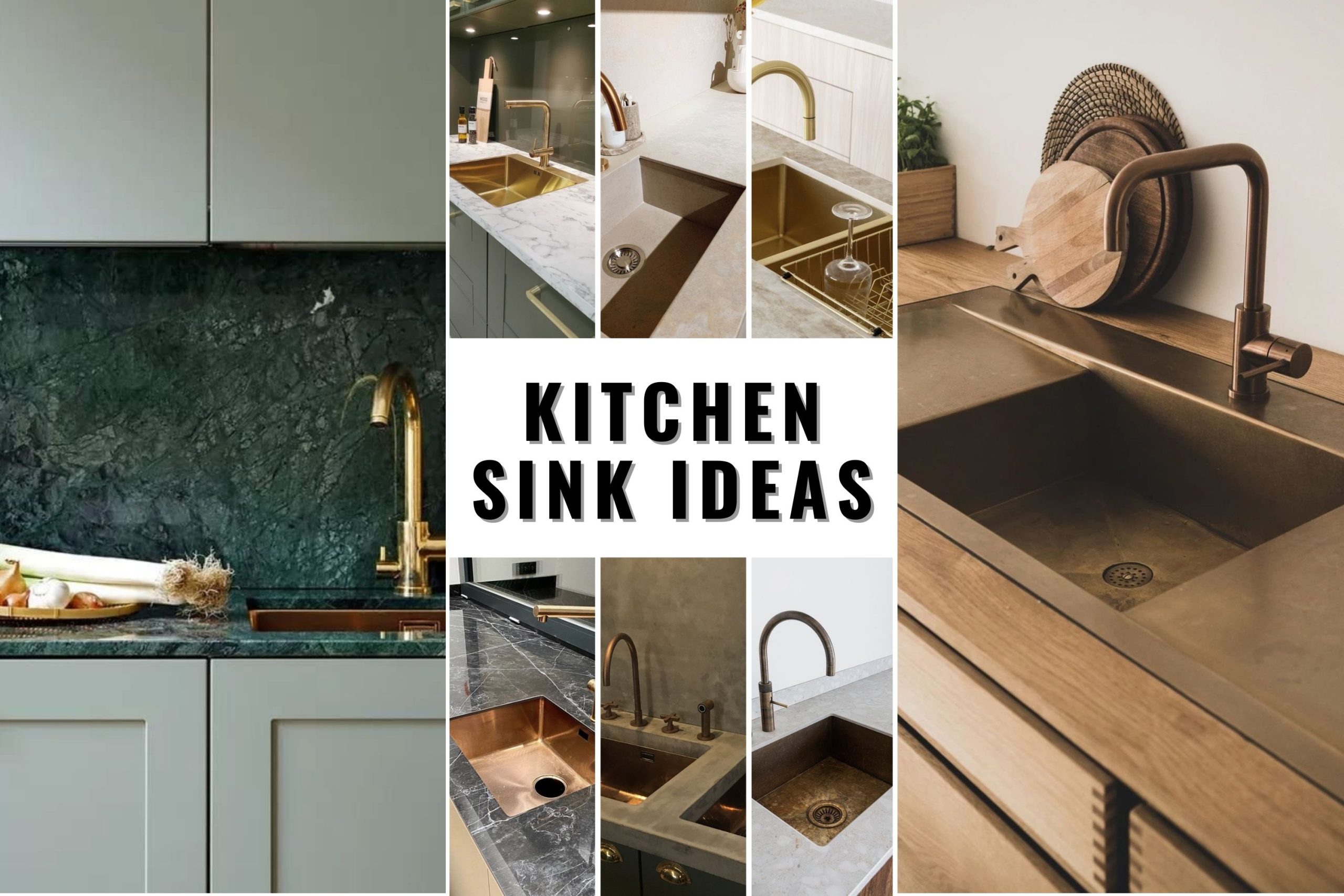 Top 38 Kitchen Sink Ideas - Upgrade to Style & Efficiency |Trends ...