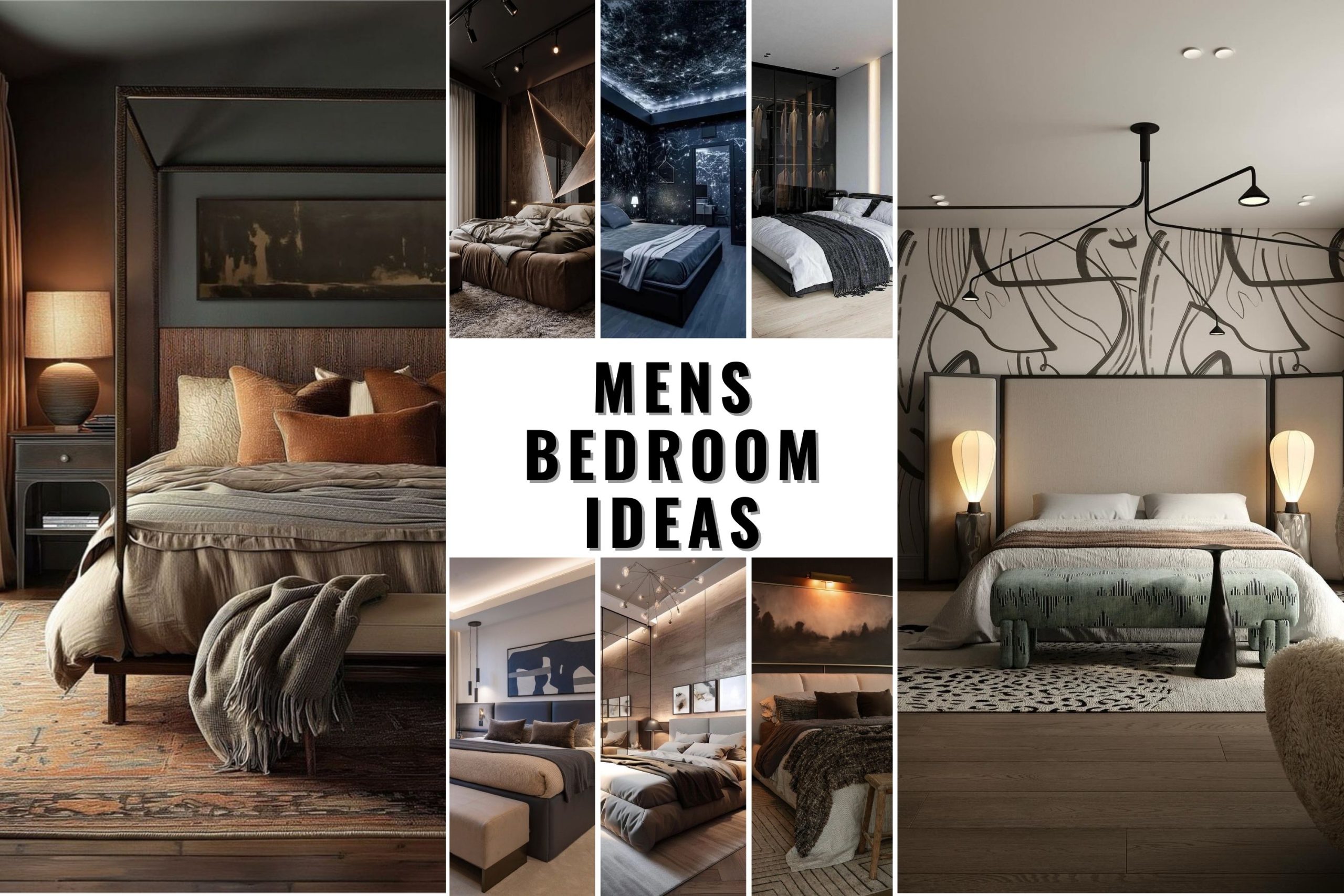 Explore 32 Mens Bedroom Ideas for Modern Masculine Style | Ultimate