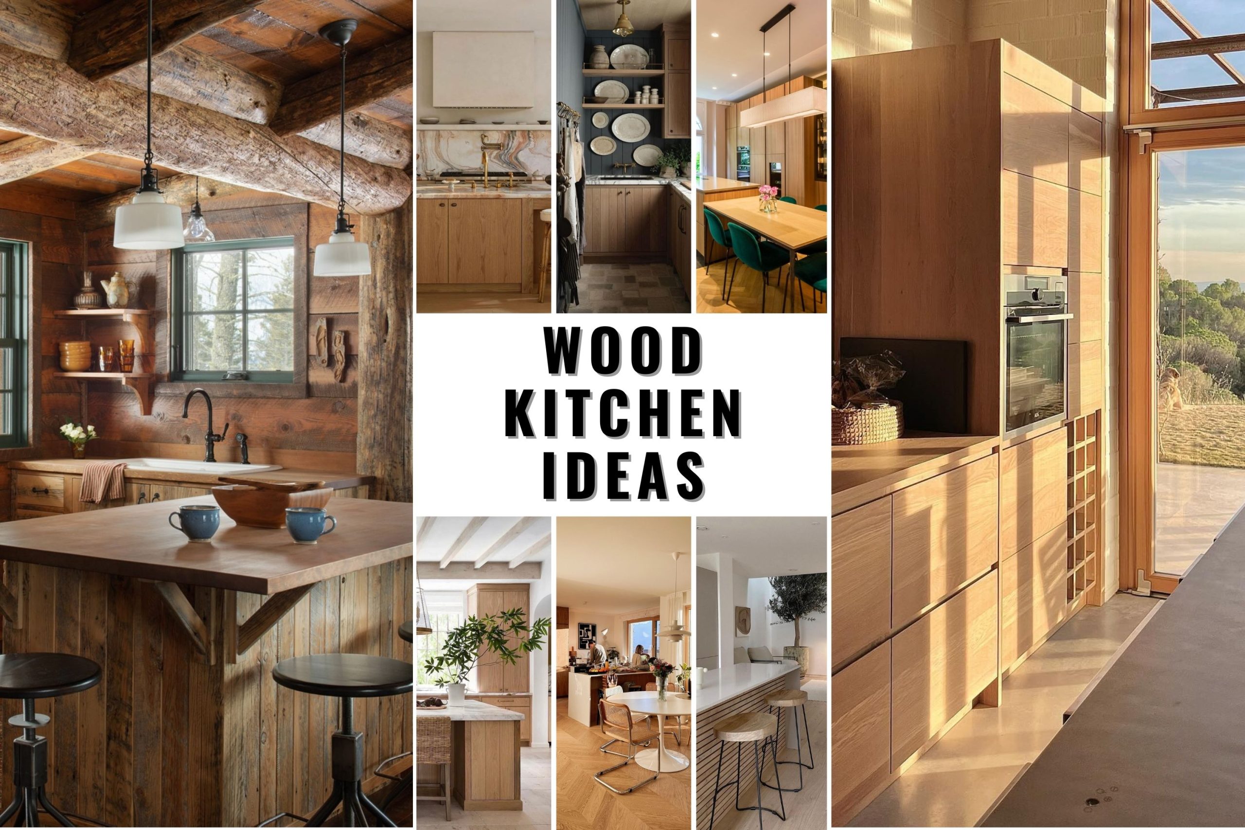 32 Wood Kitchen Ideas: Transform Your Space with Timeless Charm ...