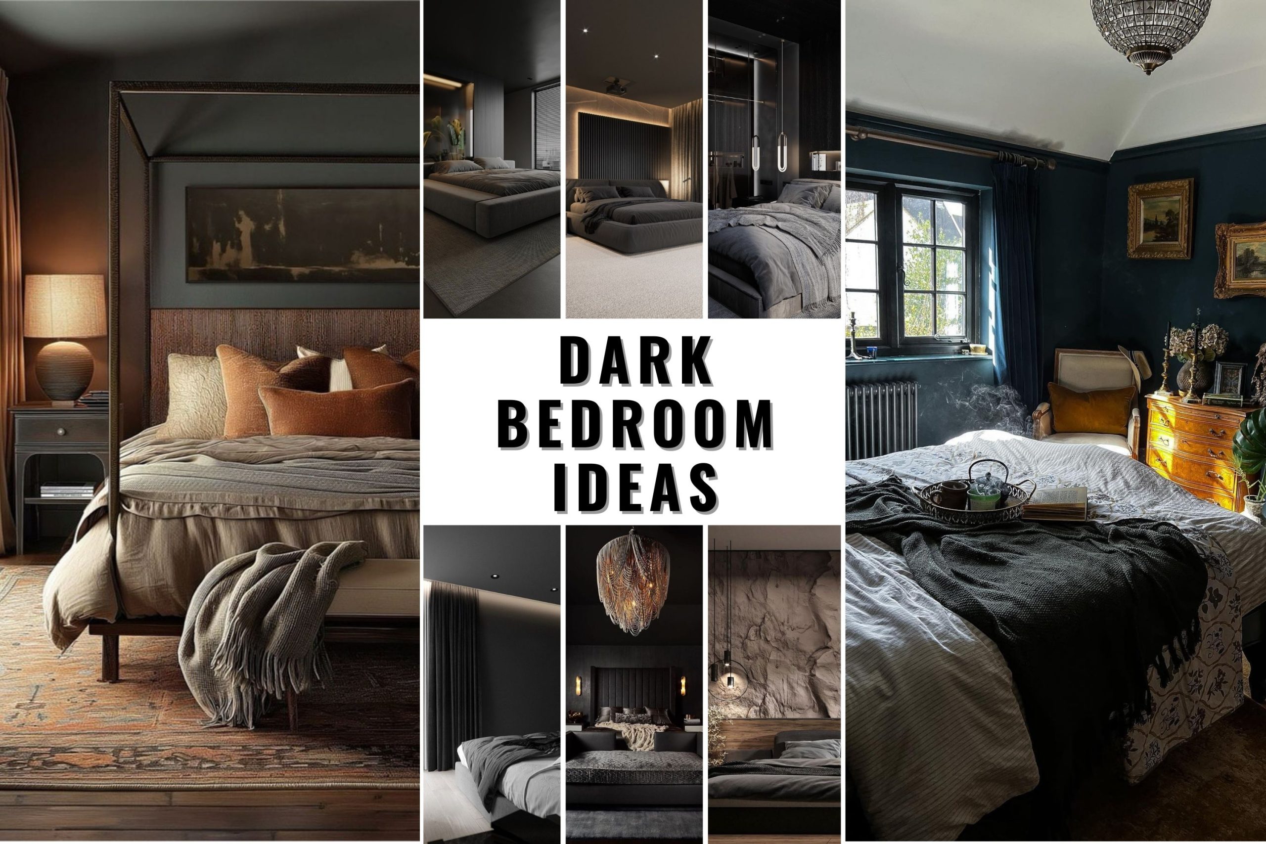 Transform Your Space with 35 Dark Bedroom Ideas for a Luxurious and ...