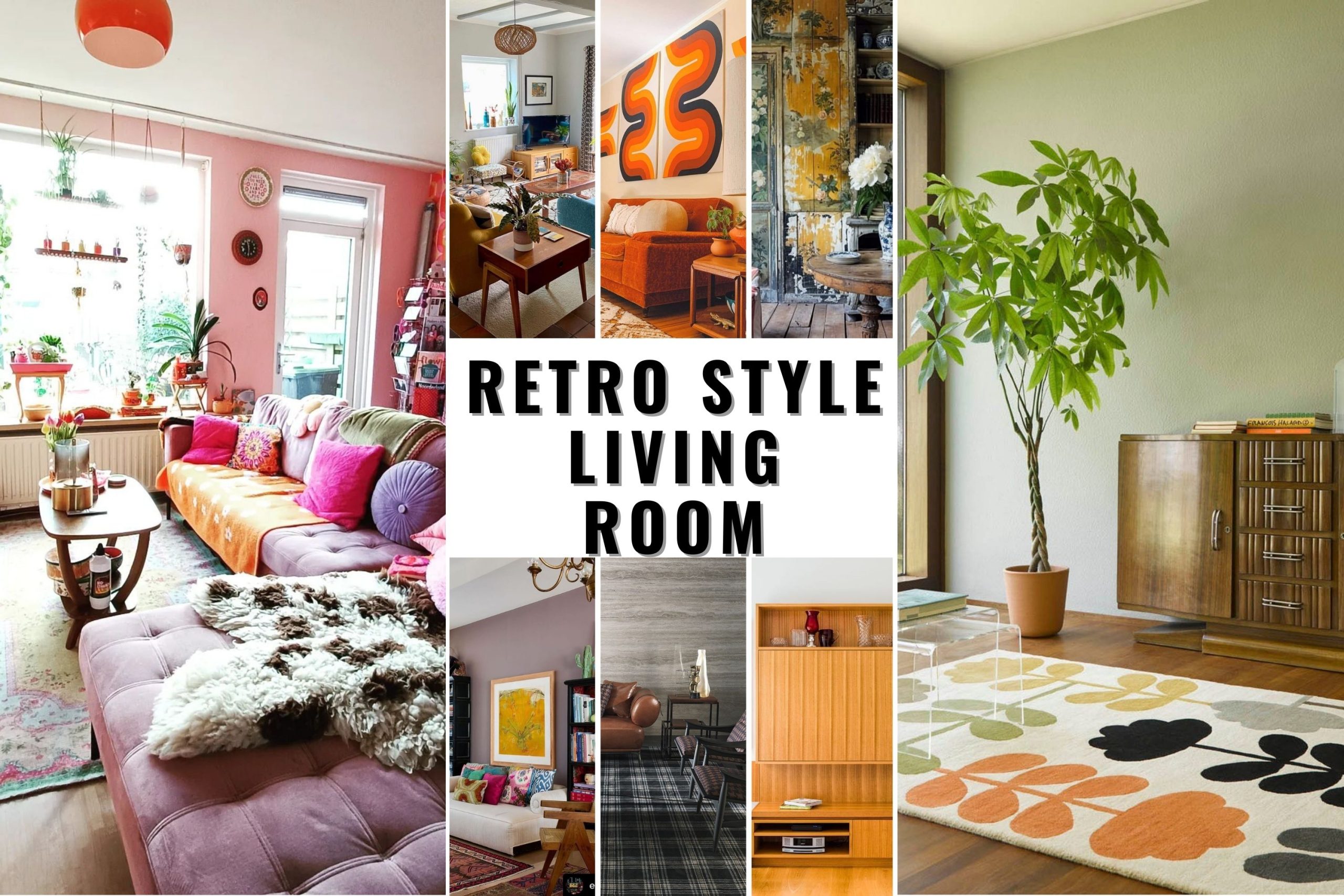 26 Retro Style Living Room Ideas: Embrace Nostalgia and Modern Design ...