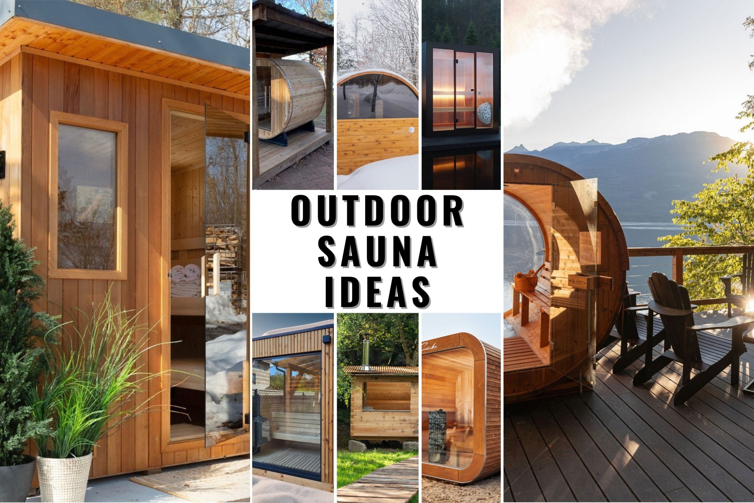Beautiful view of Backyard Sauna Rental For Seasonal Fun