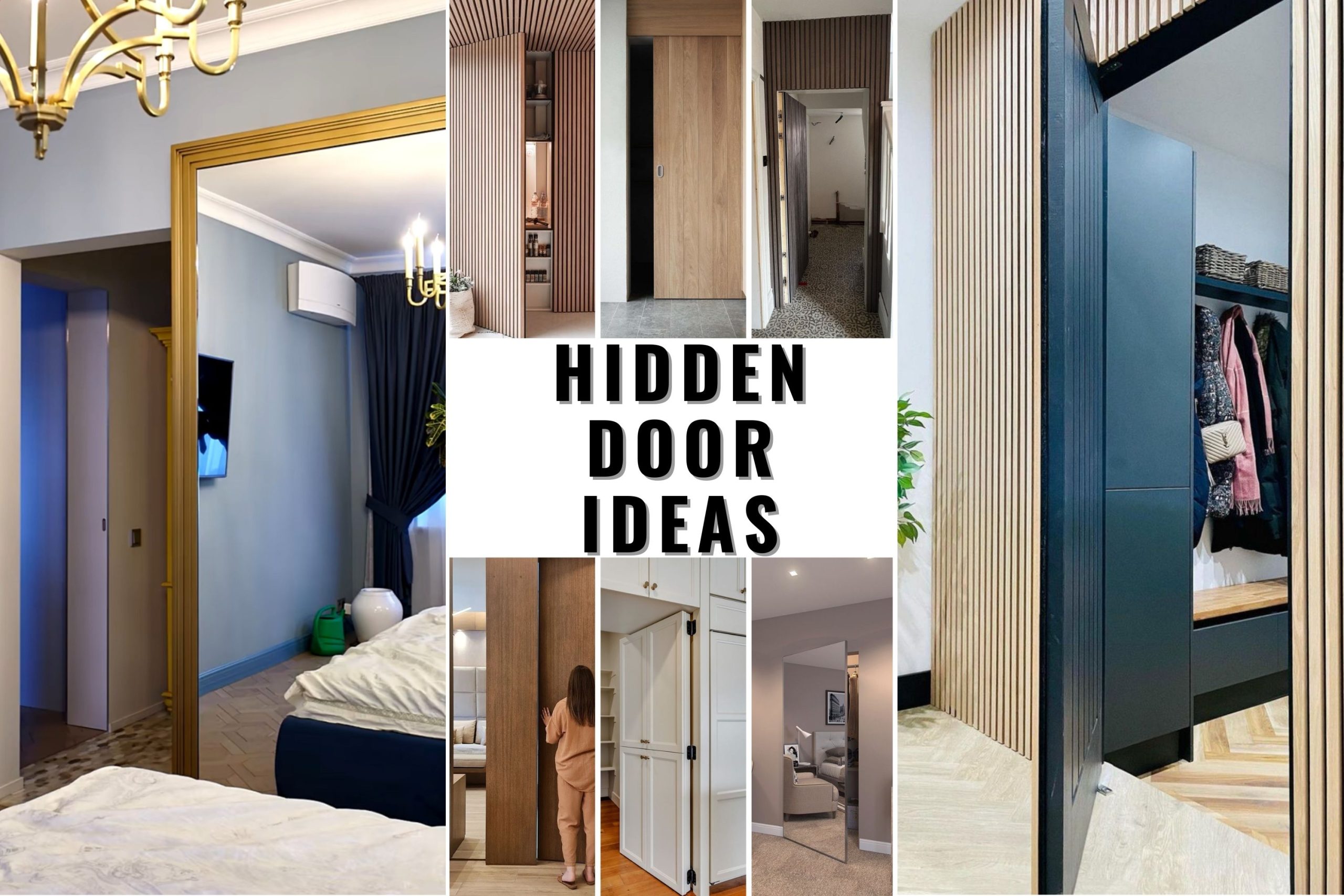 26 Hidden Door Ideas for a Stylish and Functional Home Makeover - placeideal.com