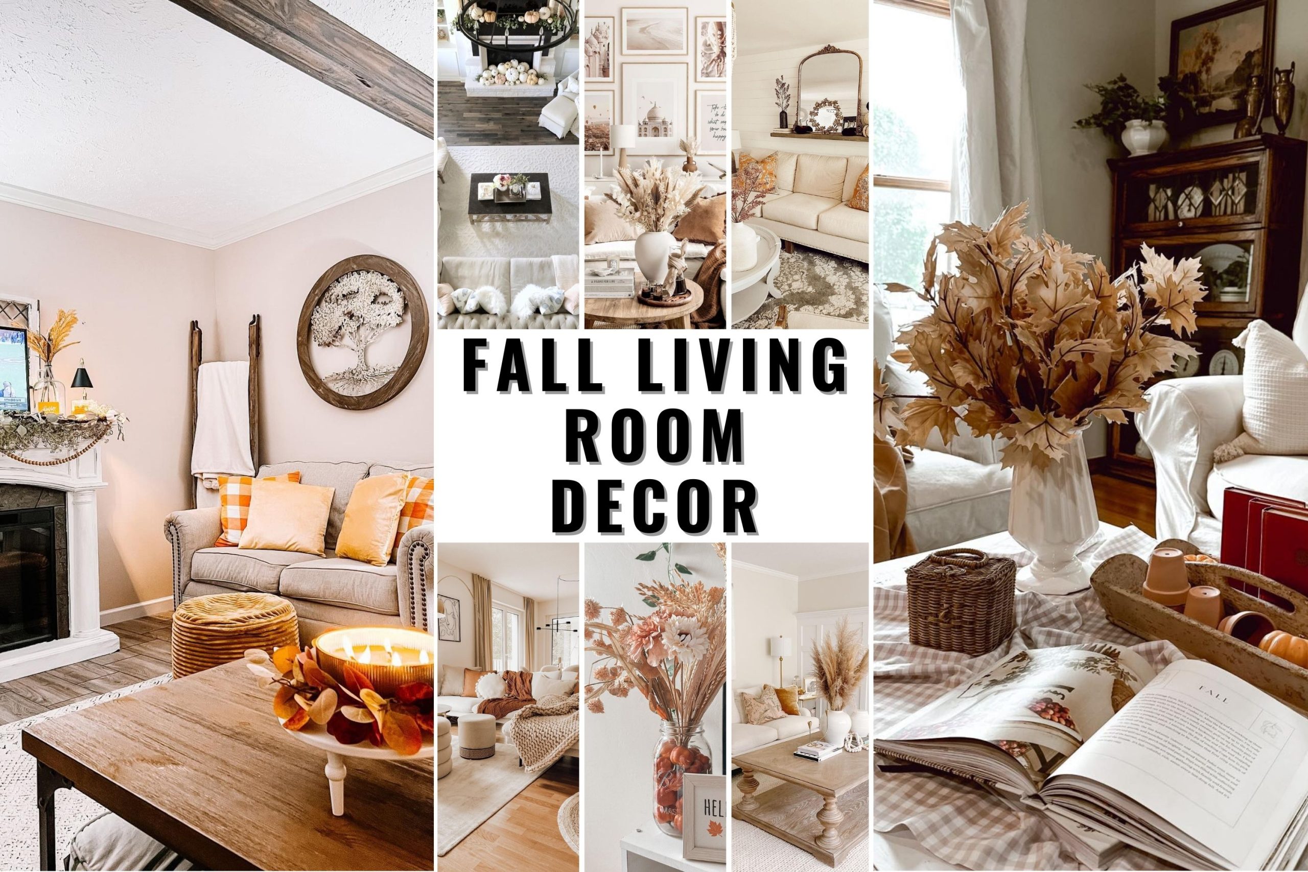 30 Fall Living Room Decor Ideas to Create a Cozy and Stylish Autumn ...