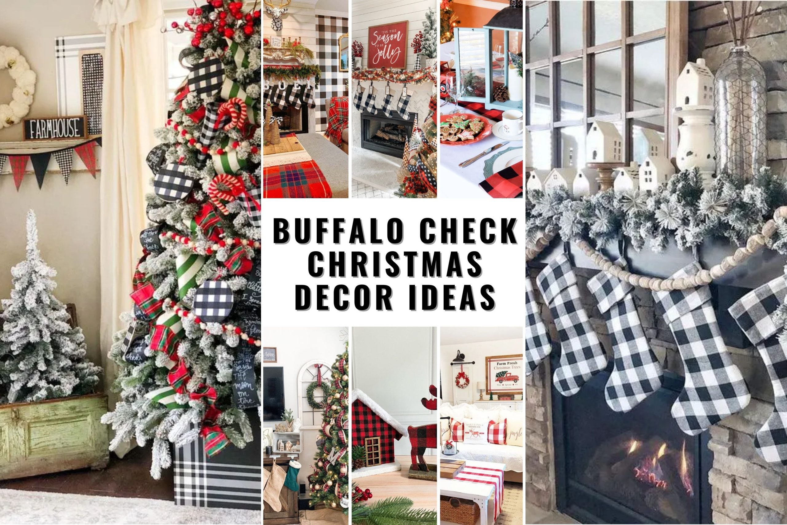 24 Buffalo Check Christmas Decor Ideas: Cozy and Stylish Ways to