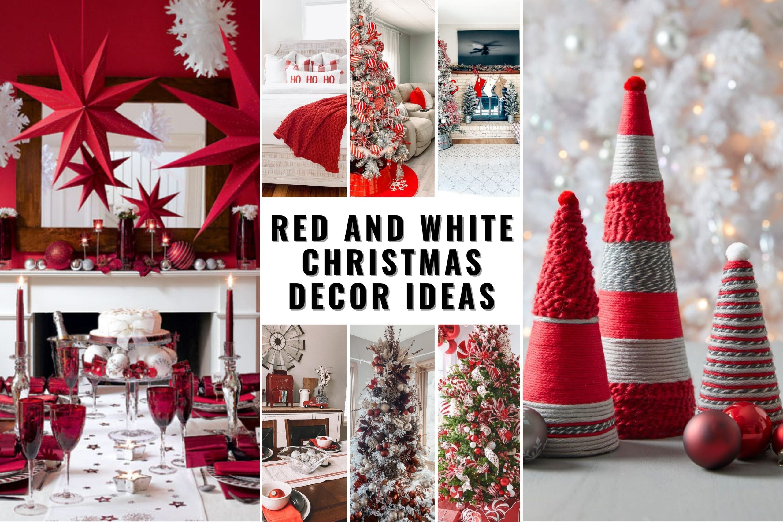 24 Stunning Red and White Christmas Decor Ideas to Transform Your Home