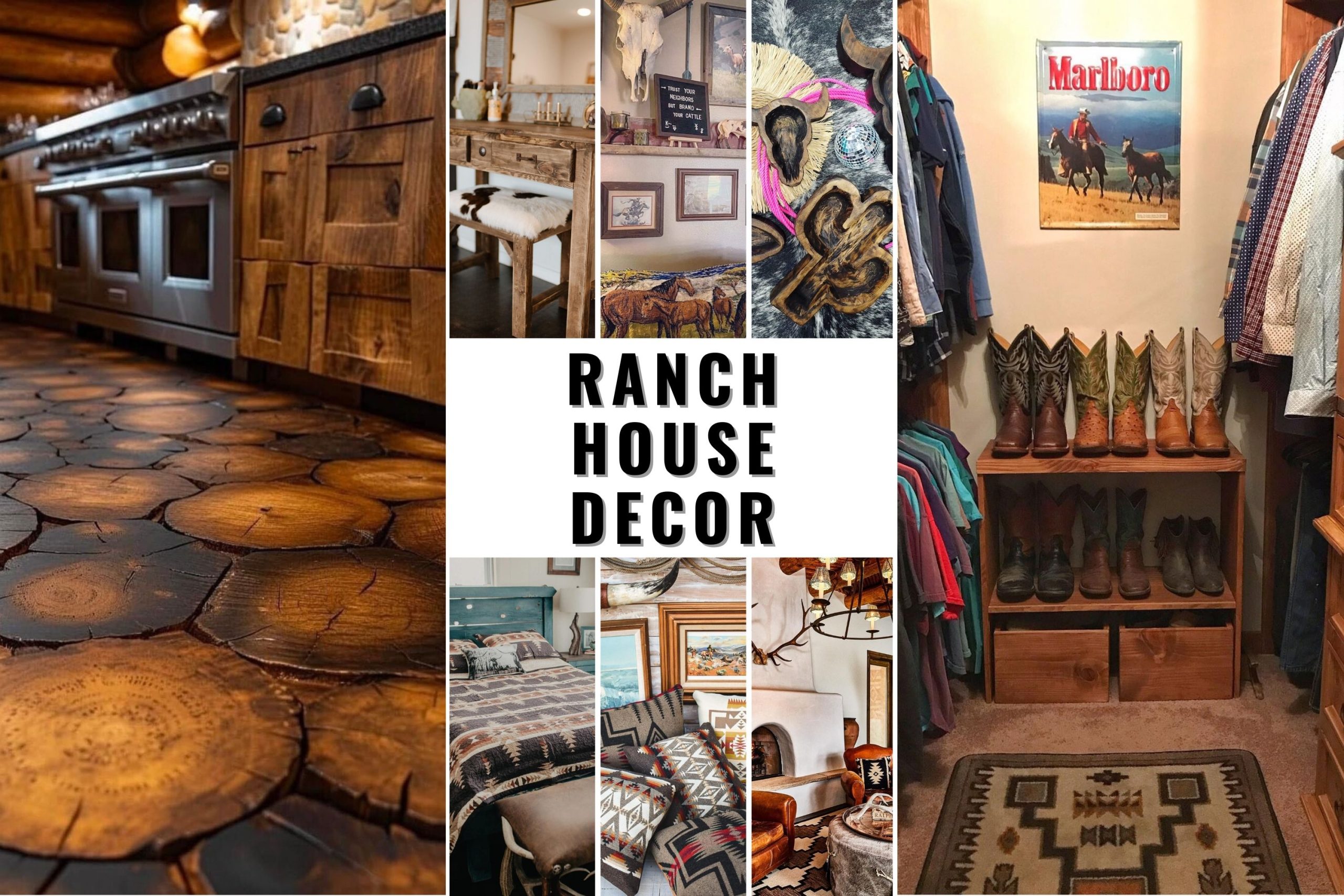 35 Ranch House Decor Ideas: Blend Rustic Charm, Western Flair, and Modern Comfort for Every Room ...