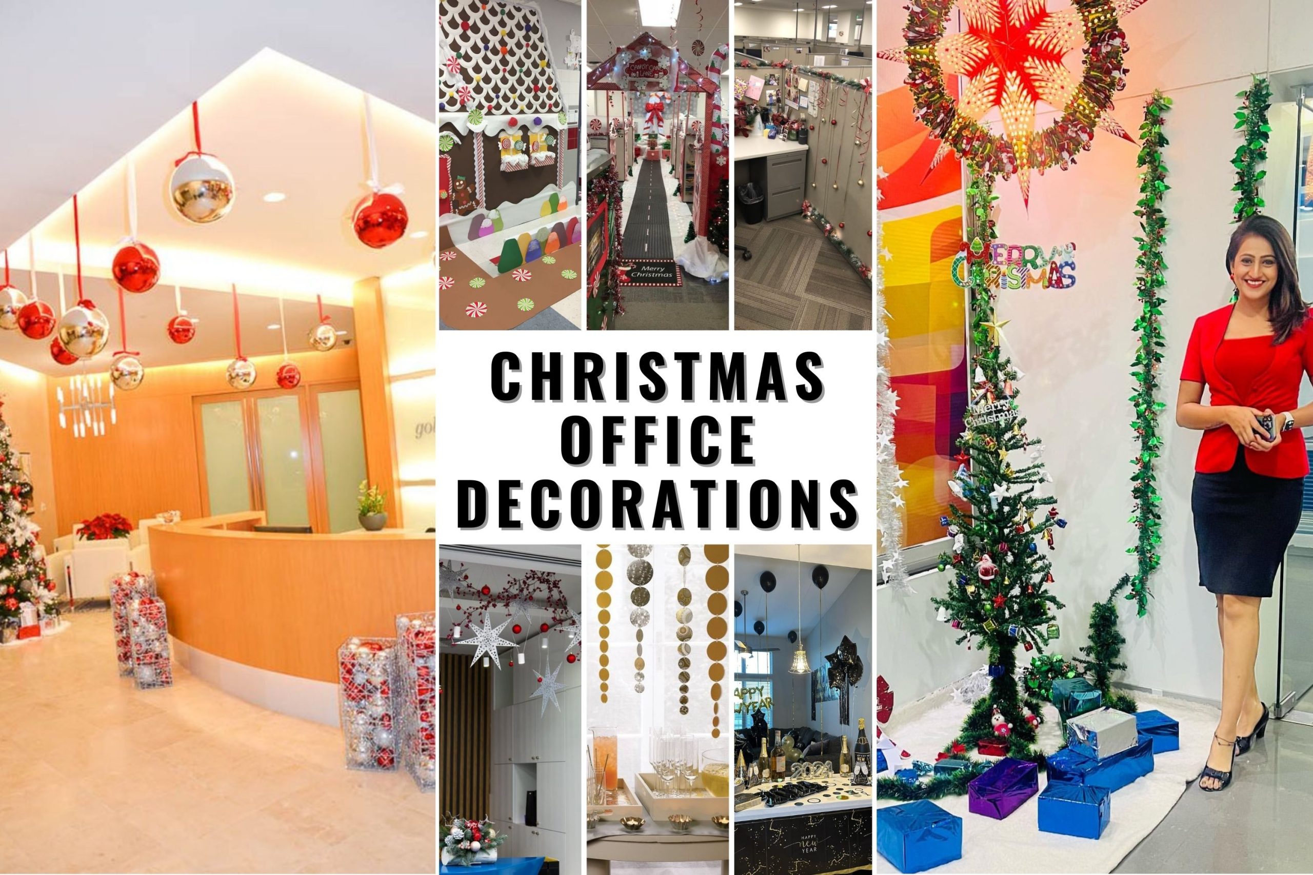 25 Christmas Office Decorations to Transform Your Workspace into a