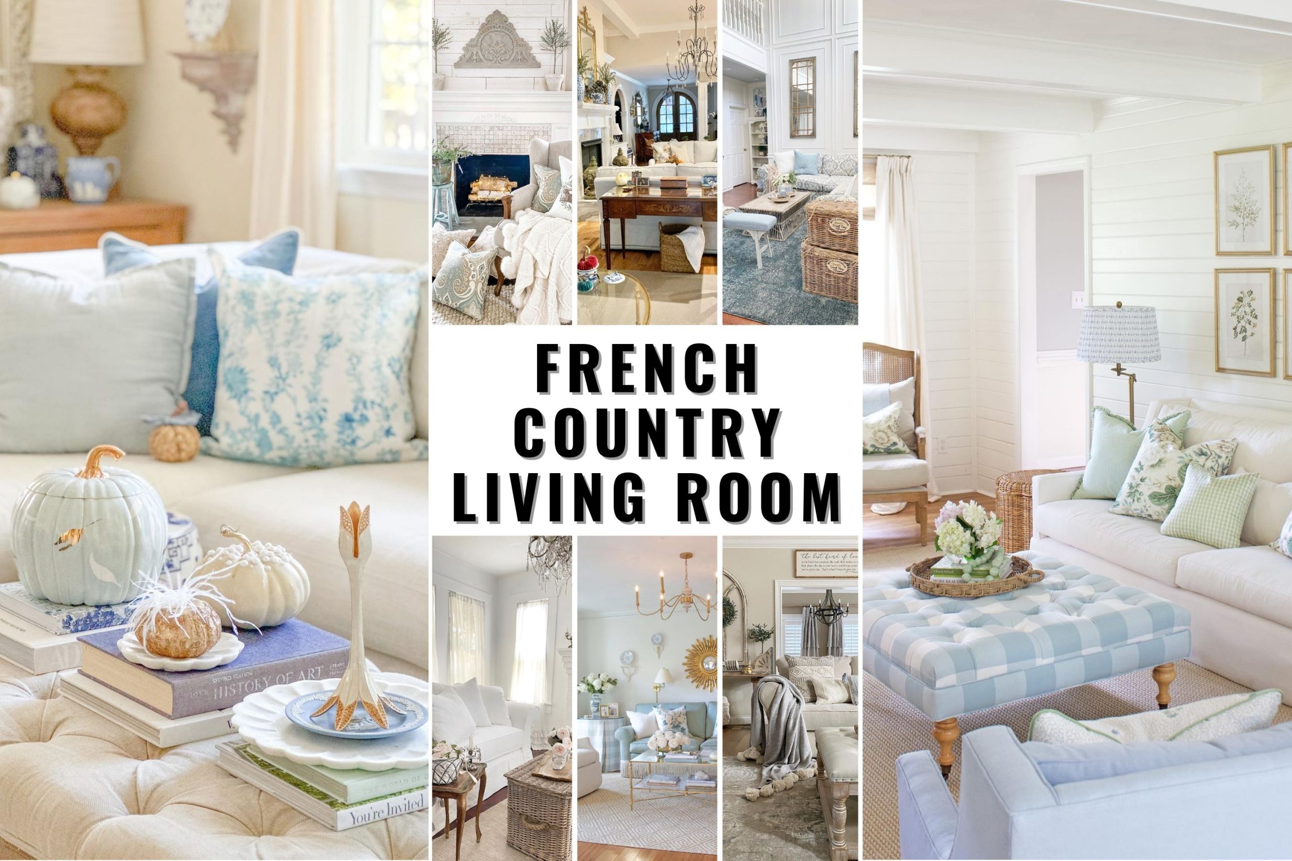 30 French Country Living Room Ideas for Elegant and Cozy Home Decor ...