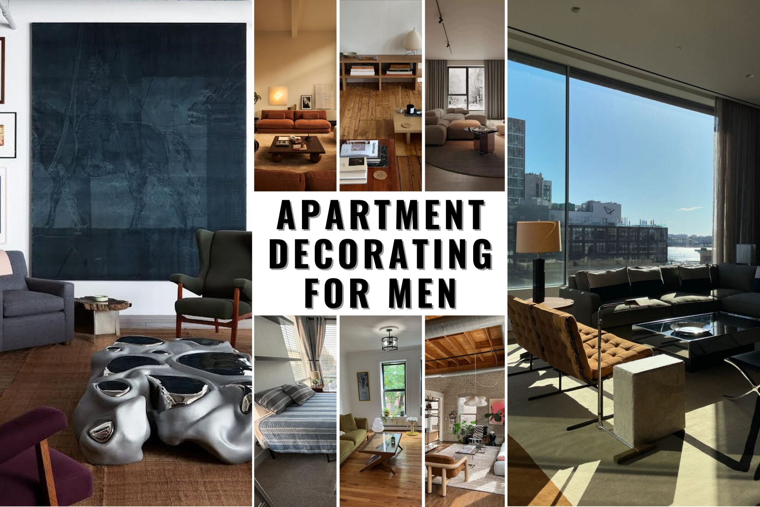 30 Apartment Decorating Ideas for Men Modern, Masculine, and Stylish