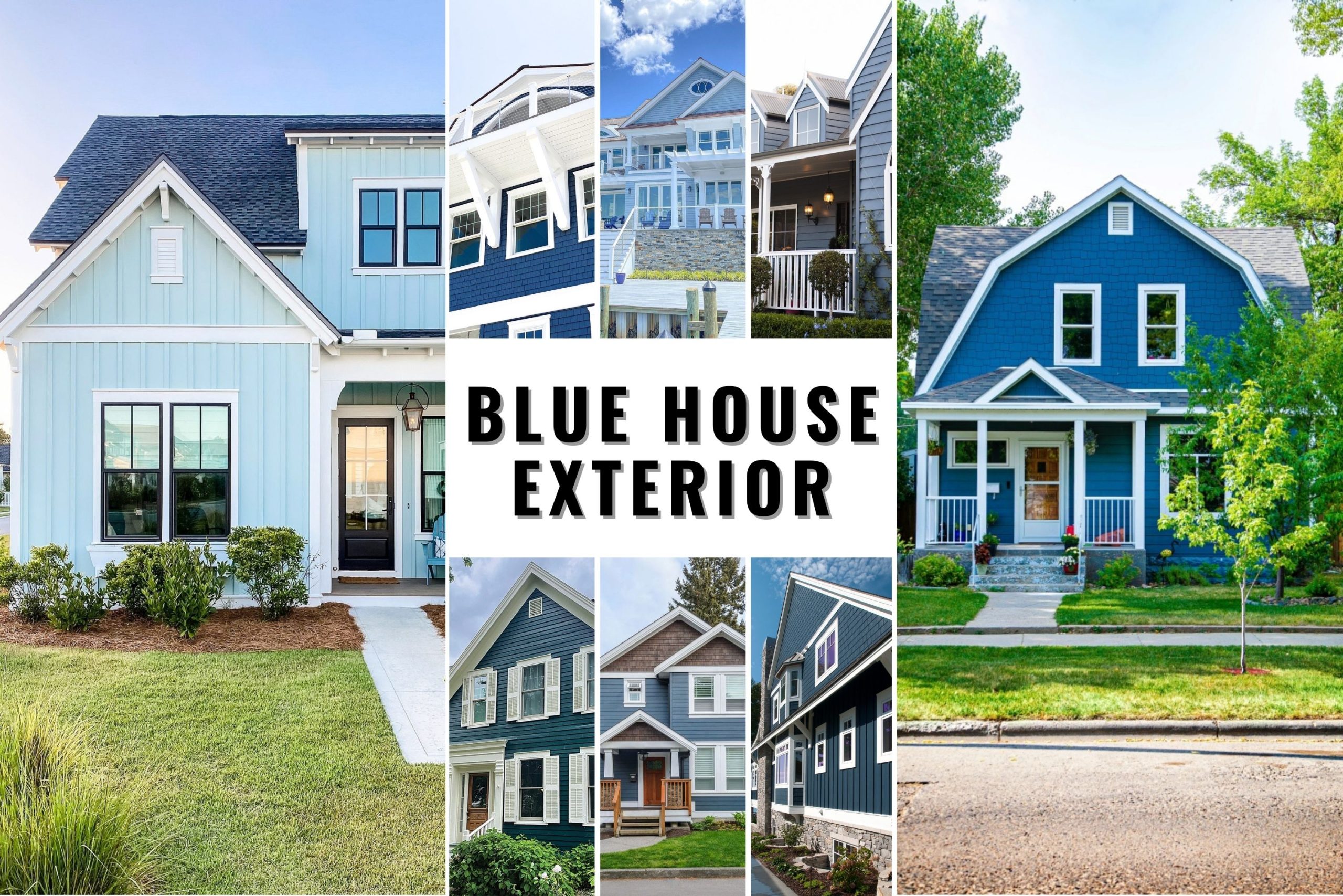 25 Stunning Blue House Exterior Ideas: From Modern Designs to Timeless ...