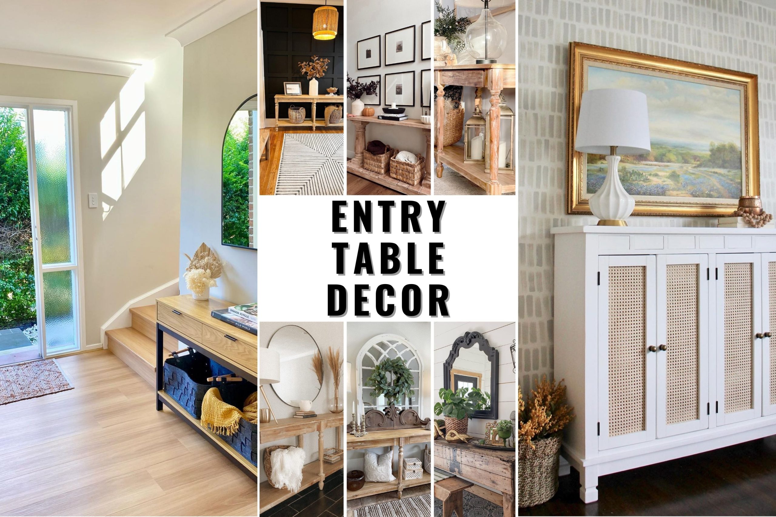 34 Stunning Entry Table Decor Ideas to Elevate Your Home's Style and ...