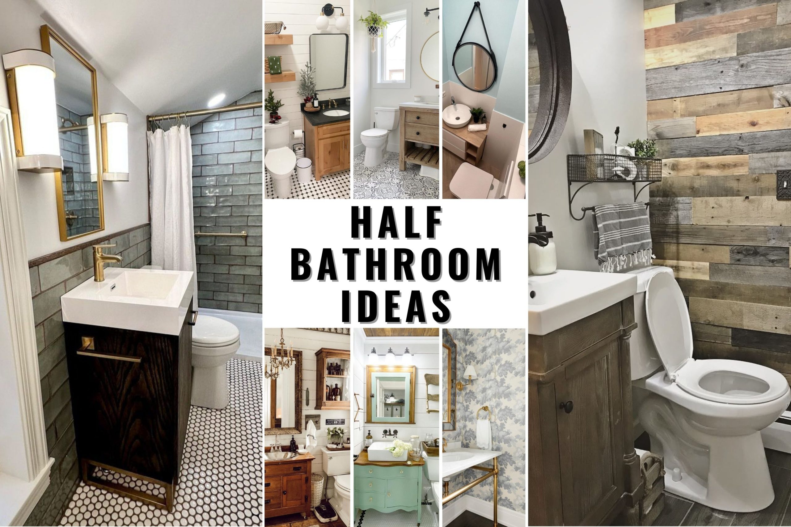 35 Half Bathroom Ideas to Transform Tiny Spaces with Style and ...