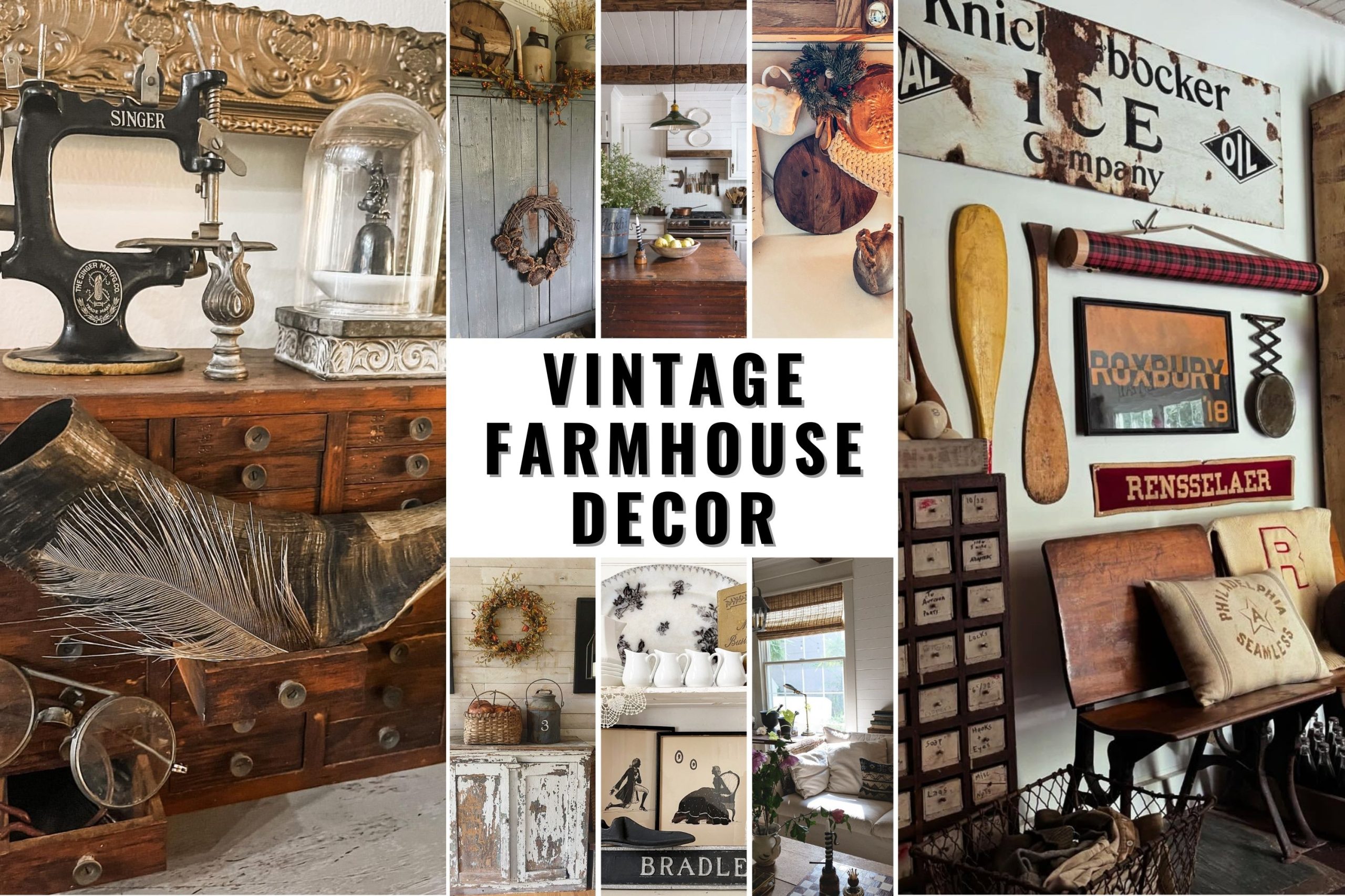Image showcasing 35 Vintage Farmhouse Decor Ideas to Transform Your Home into a Cozy ...