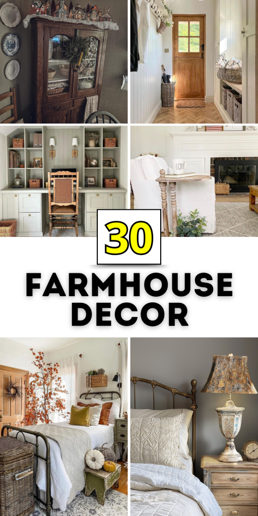 30 Farmhouse Decor Ideas to Transform Your Home into a Cozy and Stylish ...