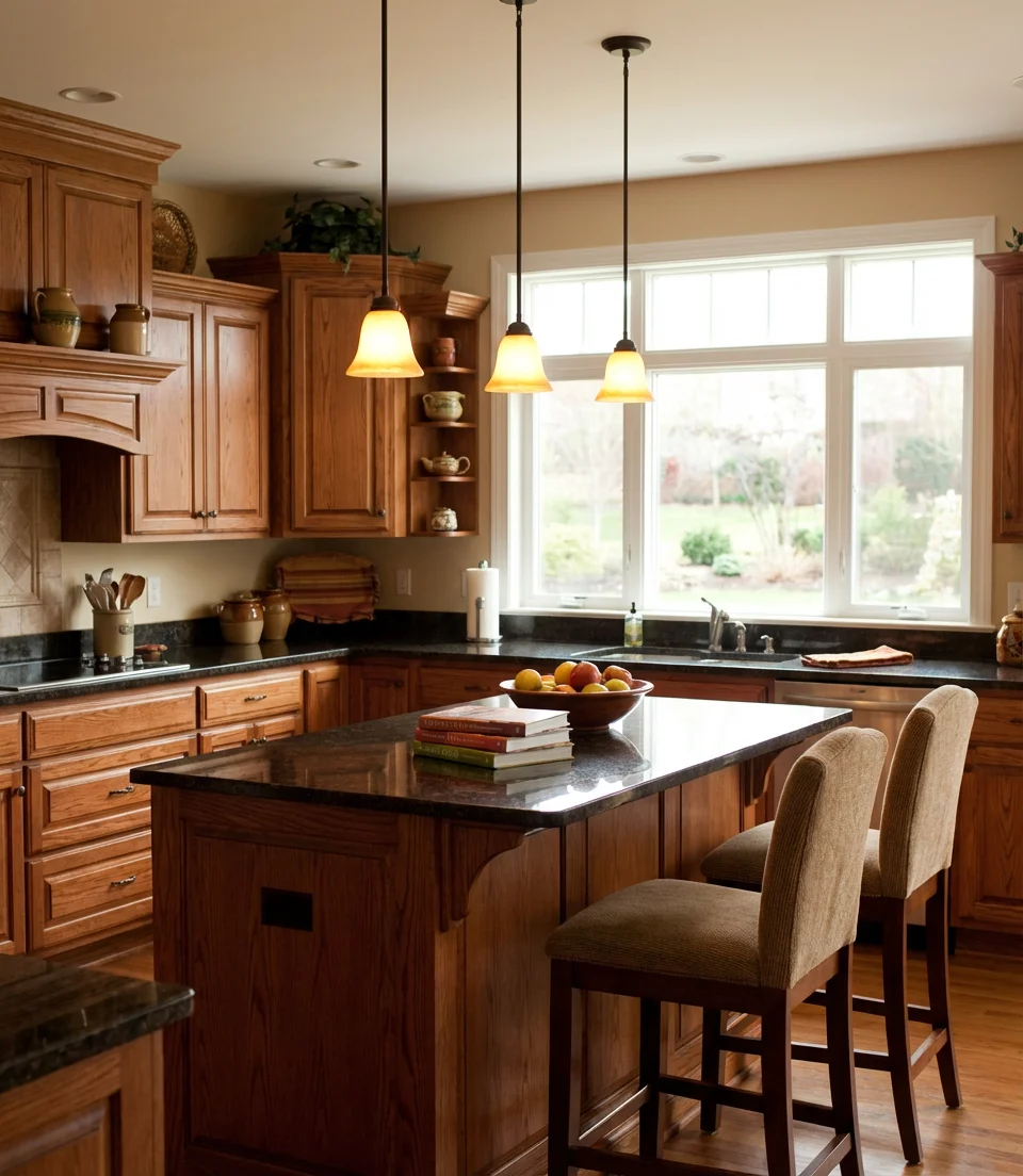 43 Stunning Oak Kitchen Cabinets Ideas for 2026: From Honey to Dark ...