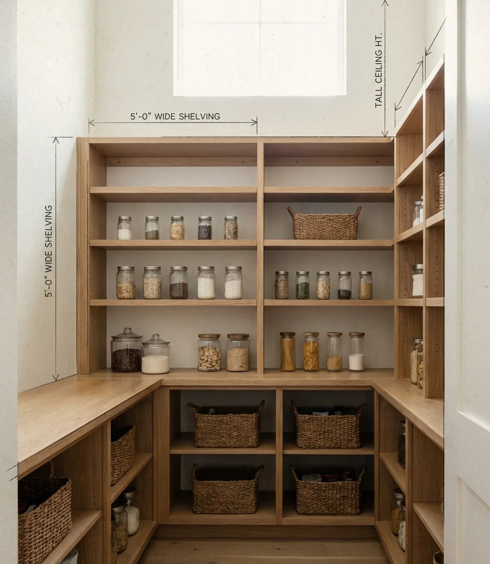 Corner Pantry Dimensions That Actually Work for Families 1