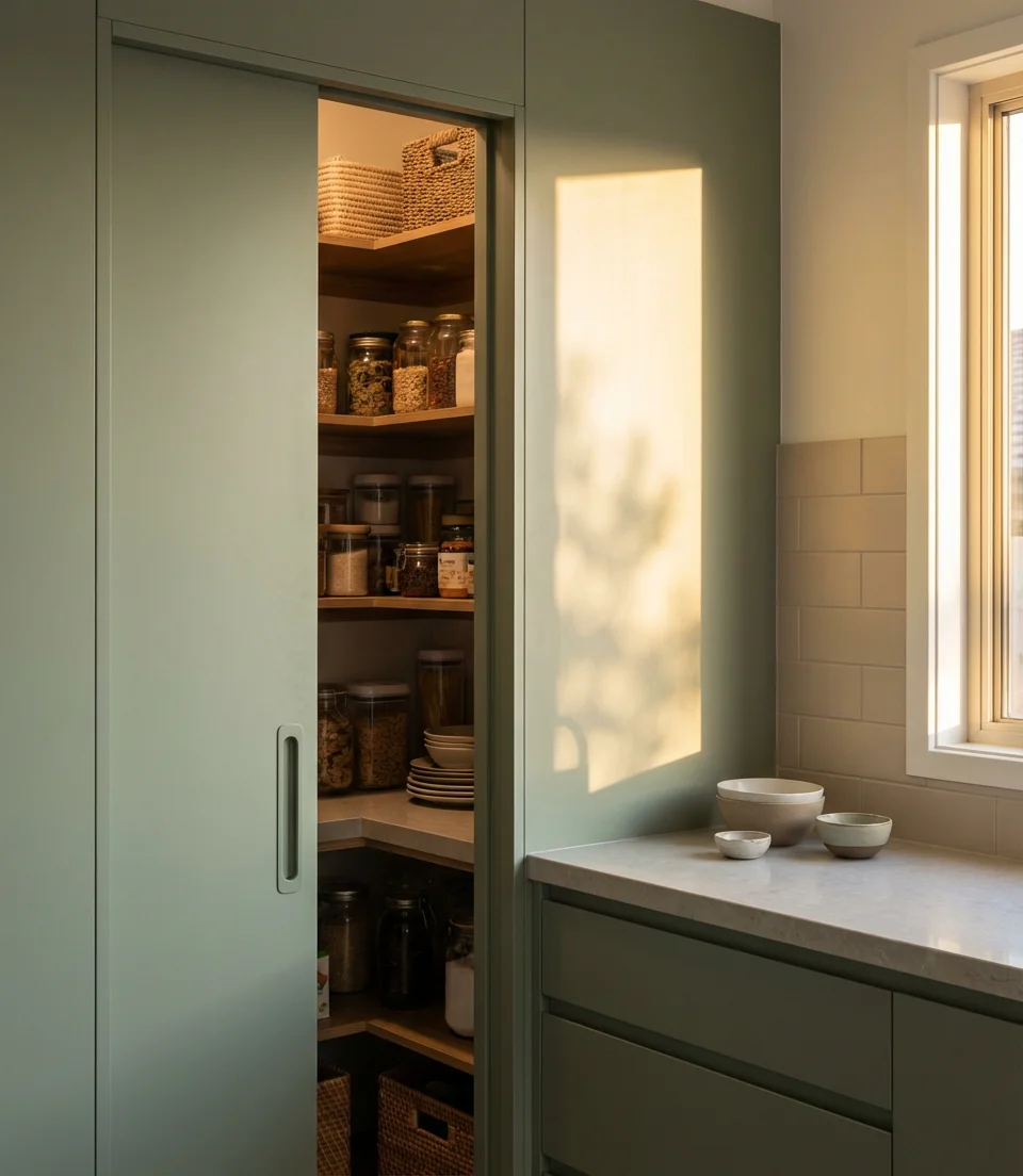 Corner Pantry Door Ideas That Set the Tone 2