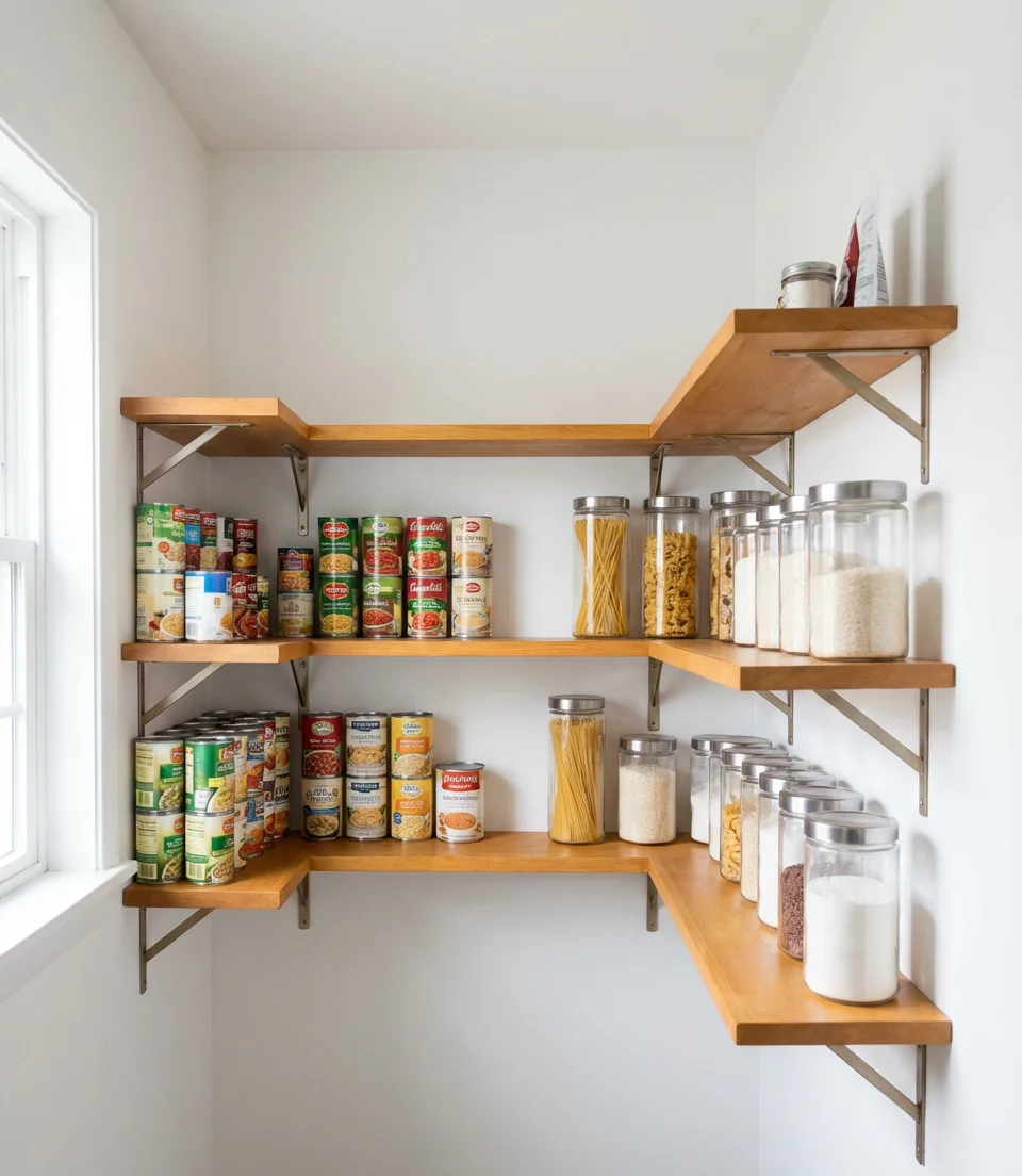 Corner Pantry Shelving Ideas That Maximize Every Inch 1