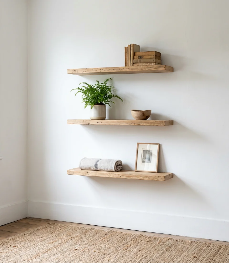 DIY Floating Shelves on a Budget 1