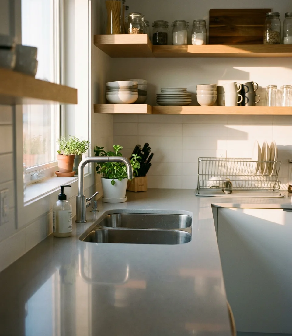 Double Bowl Sink for Busy Family Kitchens 2