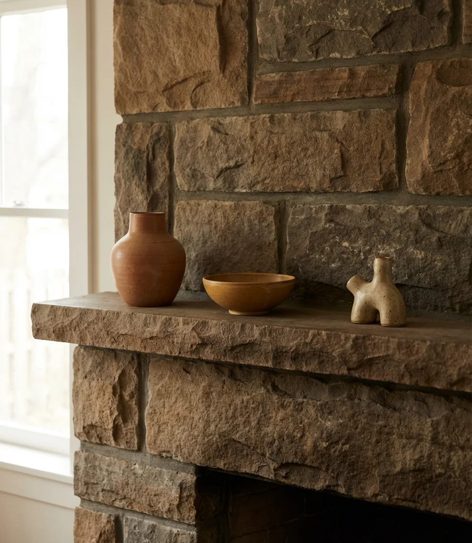 Fireplace Mantel Shelf Styling Ideas 2