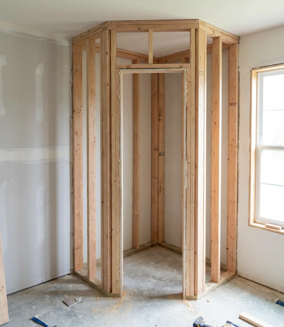 How to Build a Corner Pantry From Scratch 1