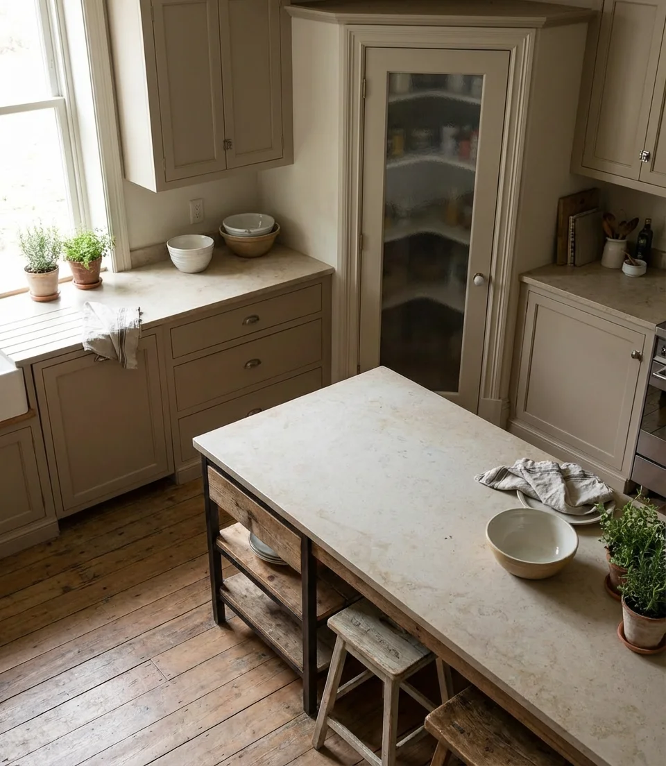 Ideas Layout for a Corner Pantry With an Island 2