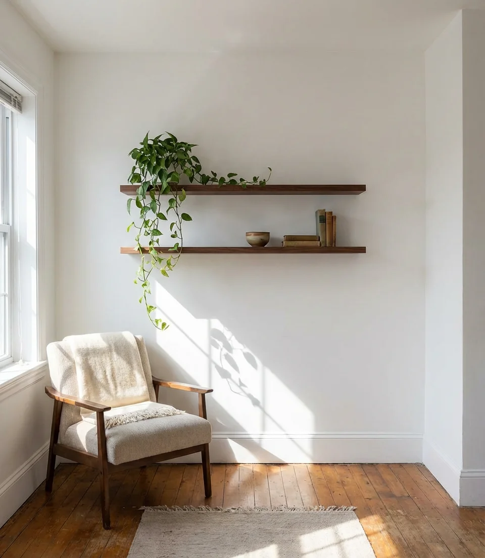 Living Room Shelves for Small Spaces 1