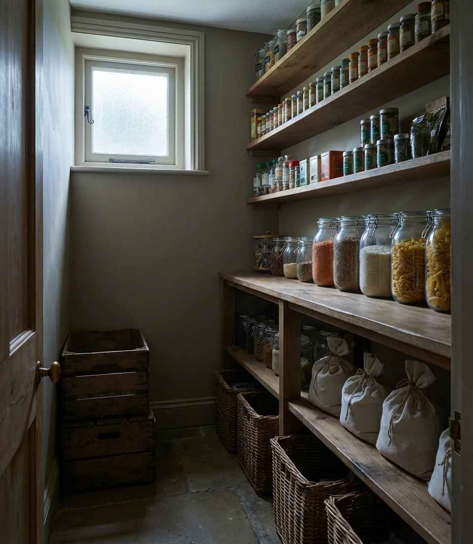 Organization Ideas for the Deep Corner Pantry 2