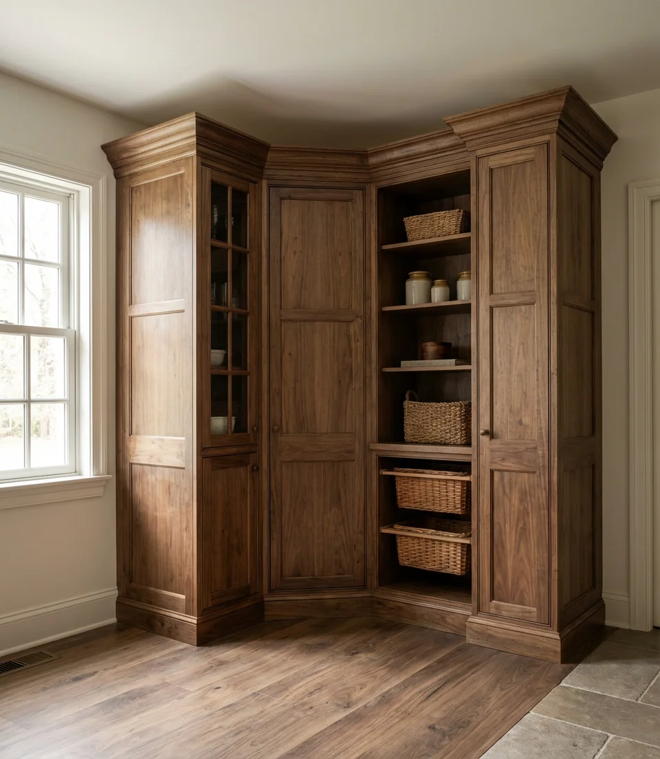 The Built-In Corner Pantry That Feels Like Furniture 1