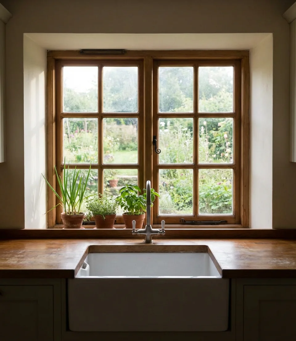 Window Over the Sink with Garden Views 1