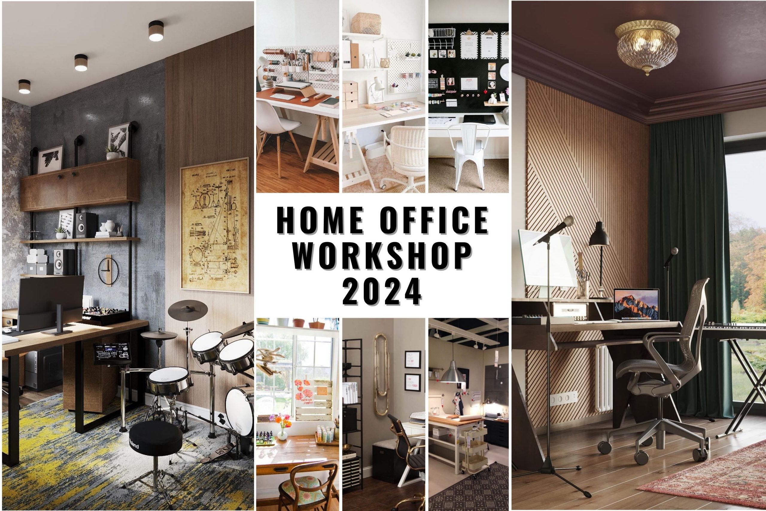 29 Unique Home Office Workshop Ideas for Inspired Productivity ...