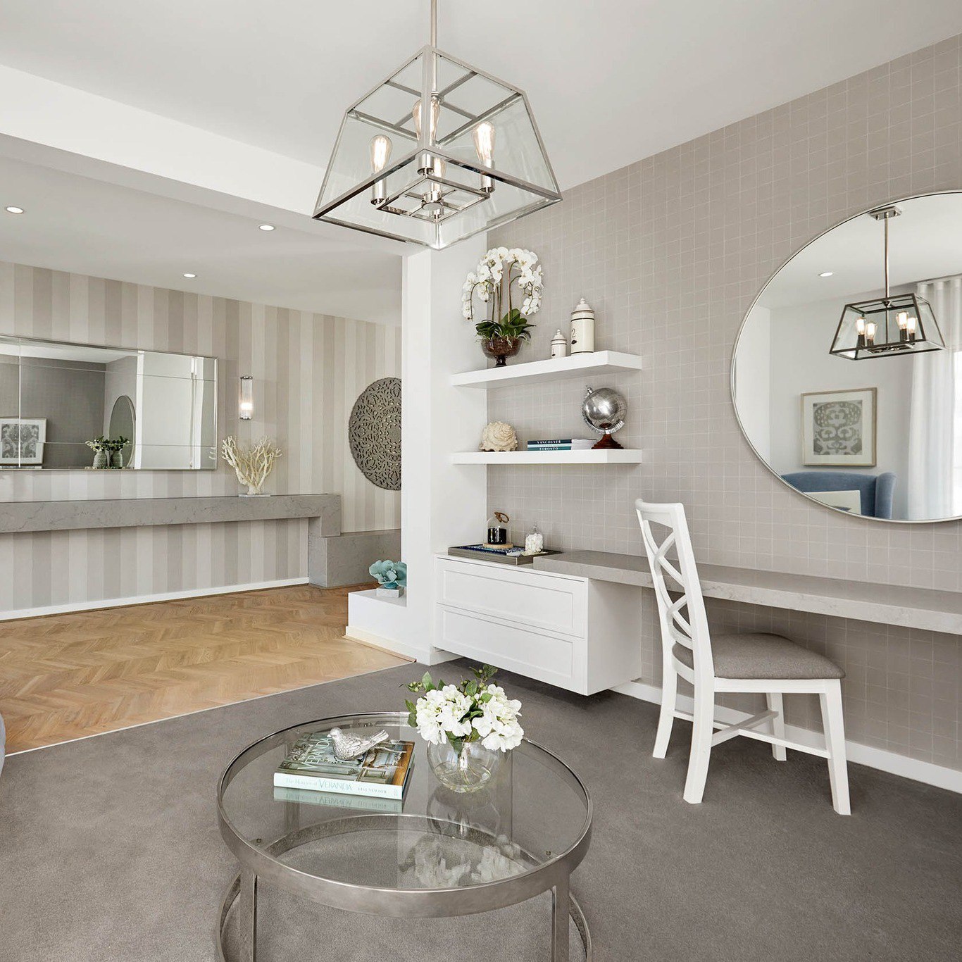 31 Home Office in Living Room Ideas for Stylish Productivity | Trends ...