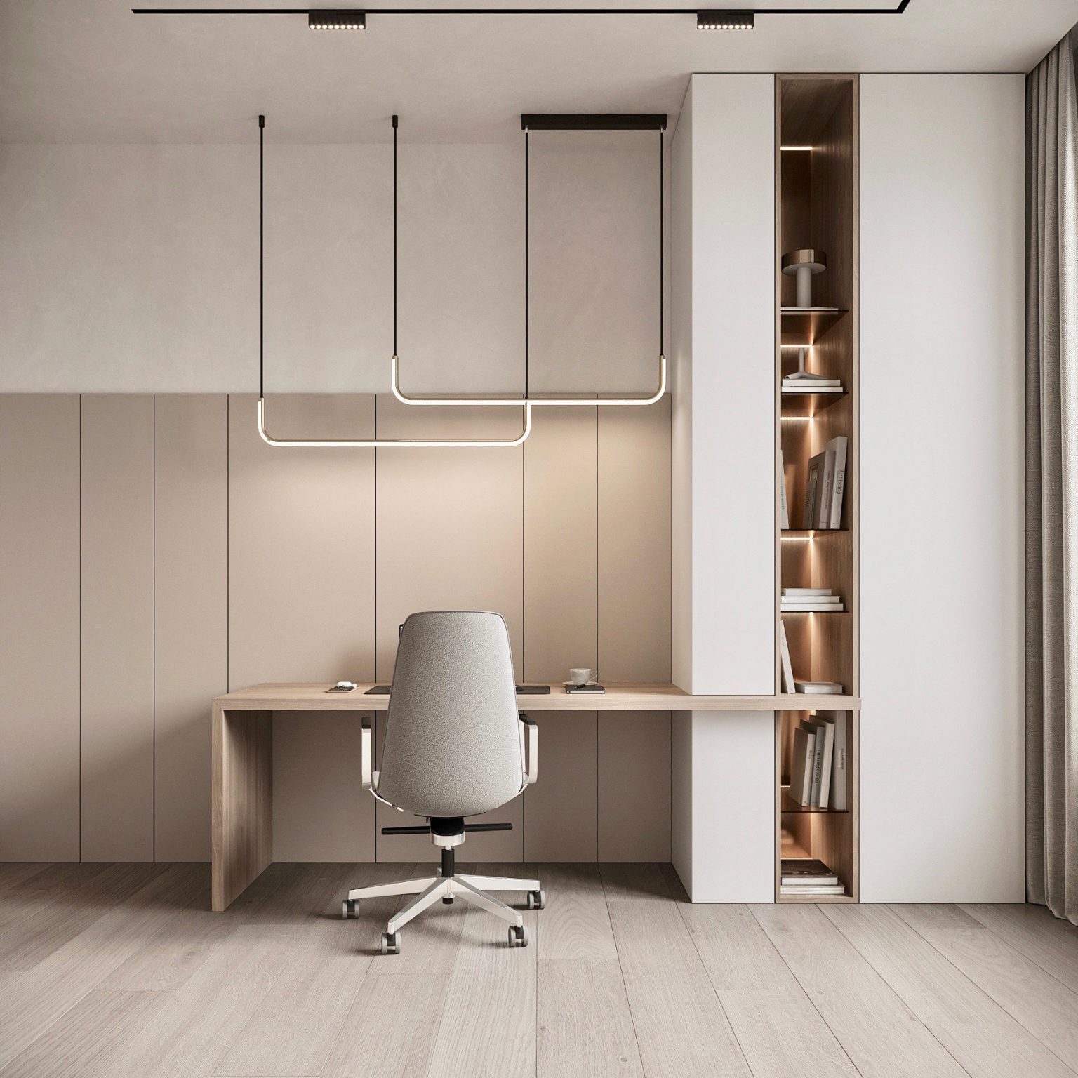 31 Home Office in Living Room Ideas for Stylish Productivity | Trends ... - Functional Minimalist Living Room Office Space Design