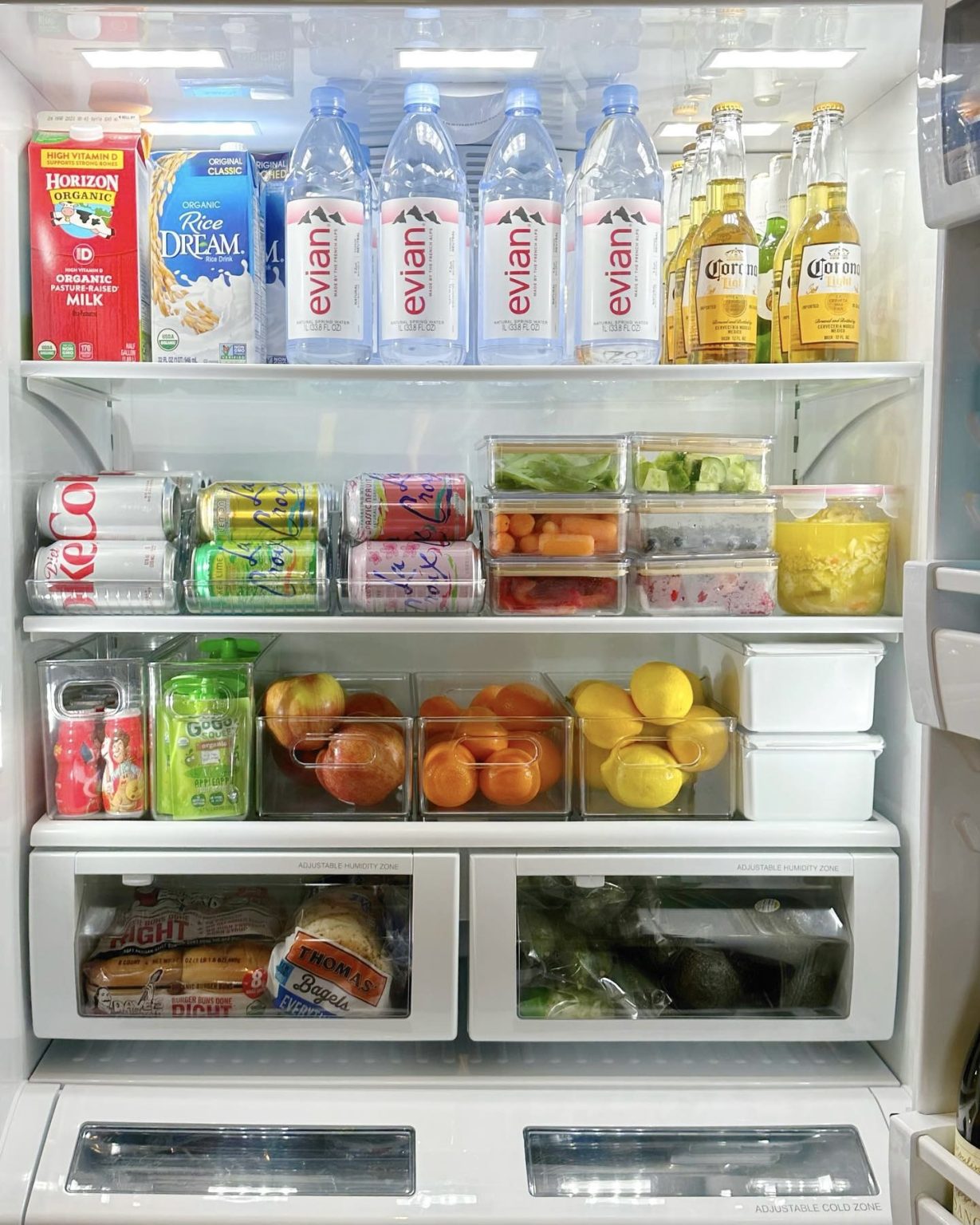 31 Fridge Organization Ideas for Aesthetic & Healthy Kitchens