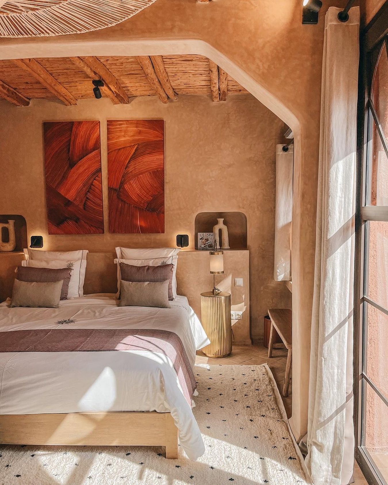Image showcasing 35 Moroccan Bedroom Decor Ideas: 2025's Top Boho Chic Trends ...