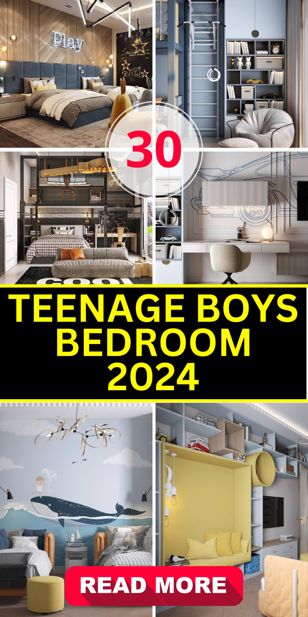 30 Teenage Boys Bedroom Ideas for Stylish & Cool Spaces - placeideal.com