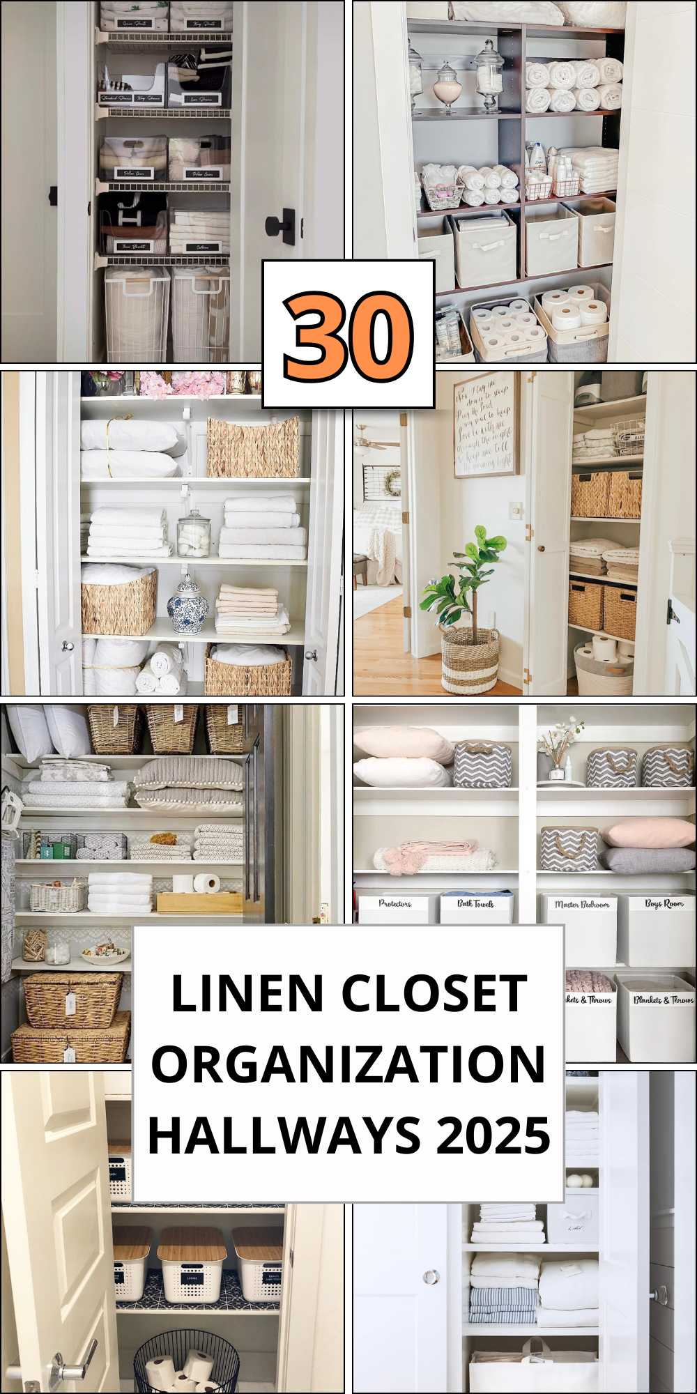 30 Hallway Linen Closet Organization Ideas - Maximize Your Space ...