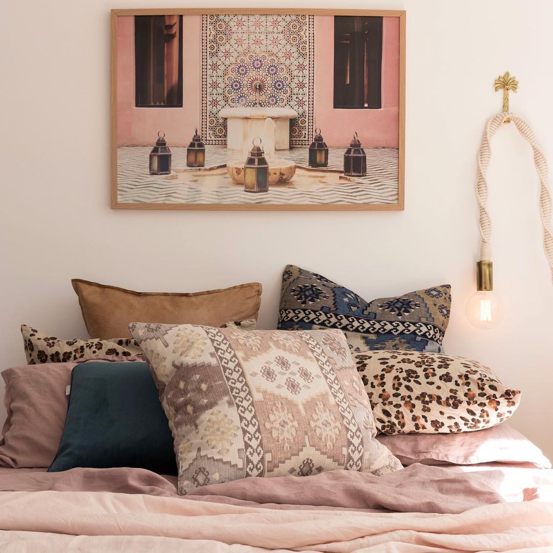 Image showcasing 35 Moroccan Bedroom Decor Ideas: 2025's Top Boho Chic Trends ...