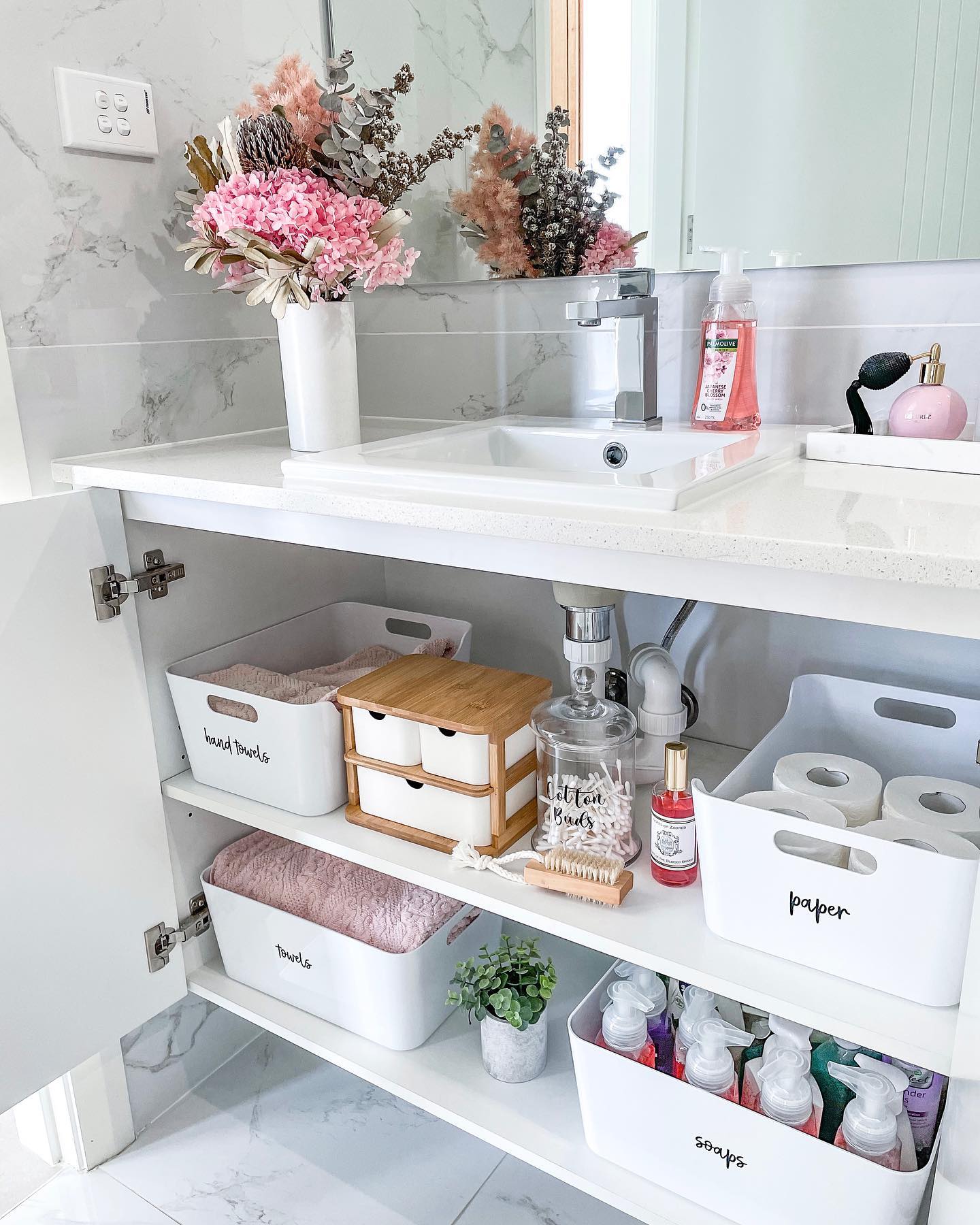 36 Under Bathroom Sink Organization Ideas for a Clutter-Free Space ...