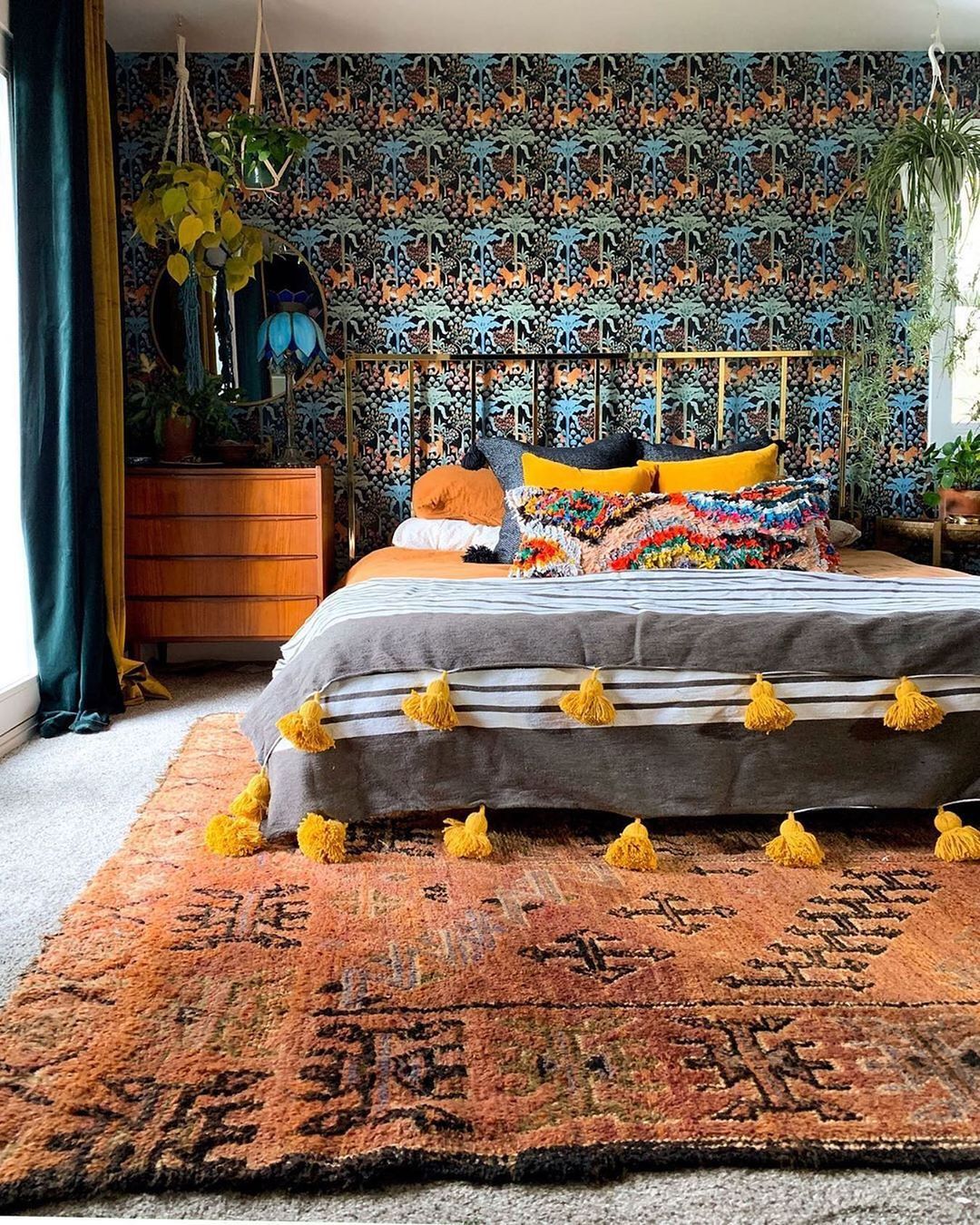 Image showcasing 35 Moroccan Bedroom Decor Ideas: 2025's Top Boho Chic Trends ...