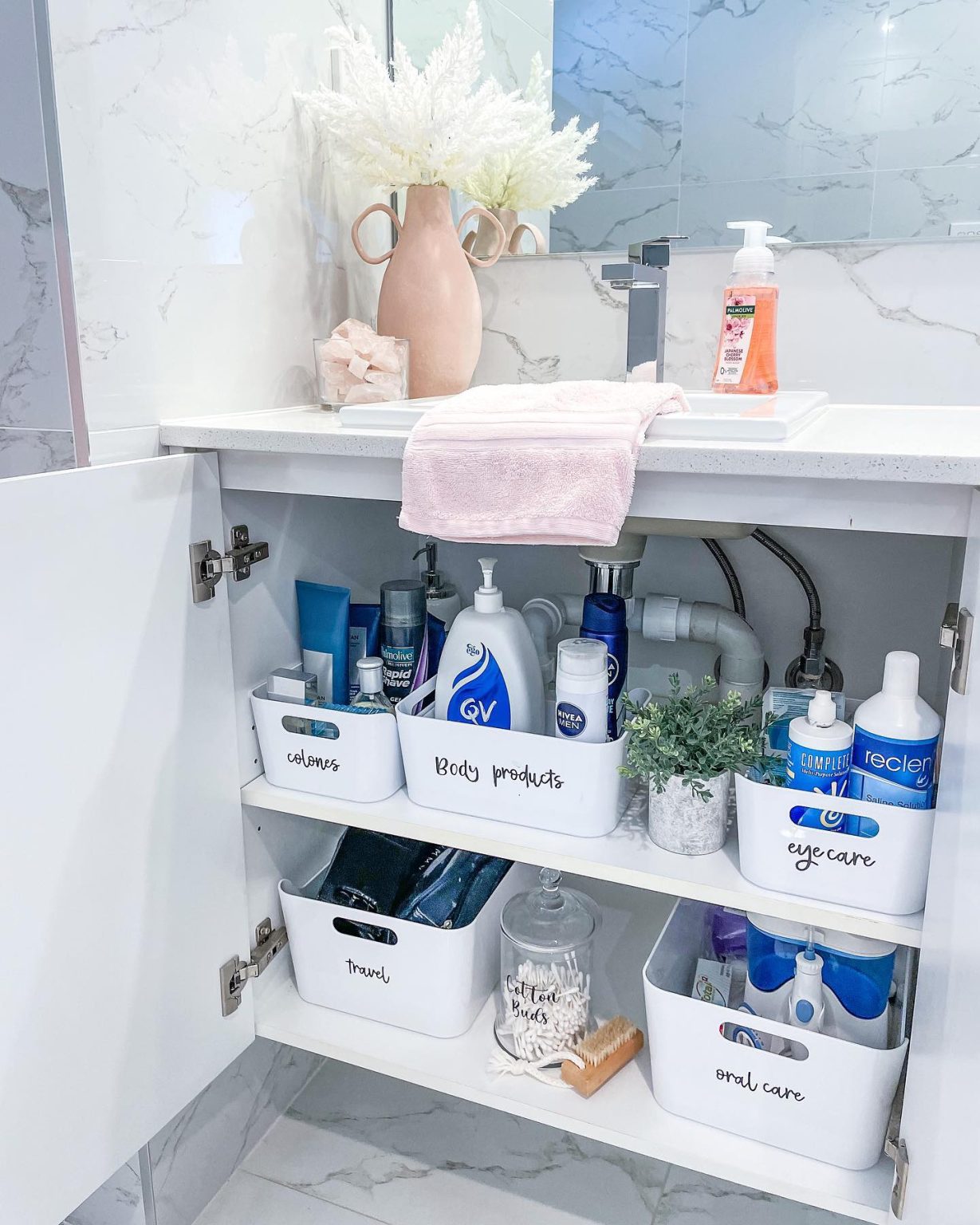 36 Under Bathroom Sink Organization Ideas for a Clutter-Free Space ...