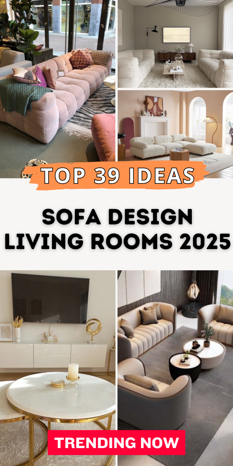 Explore 39 Sofa Design Trends for Stylish Living Rooms - placeideal.com