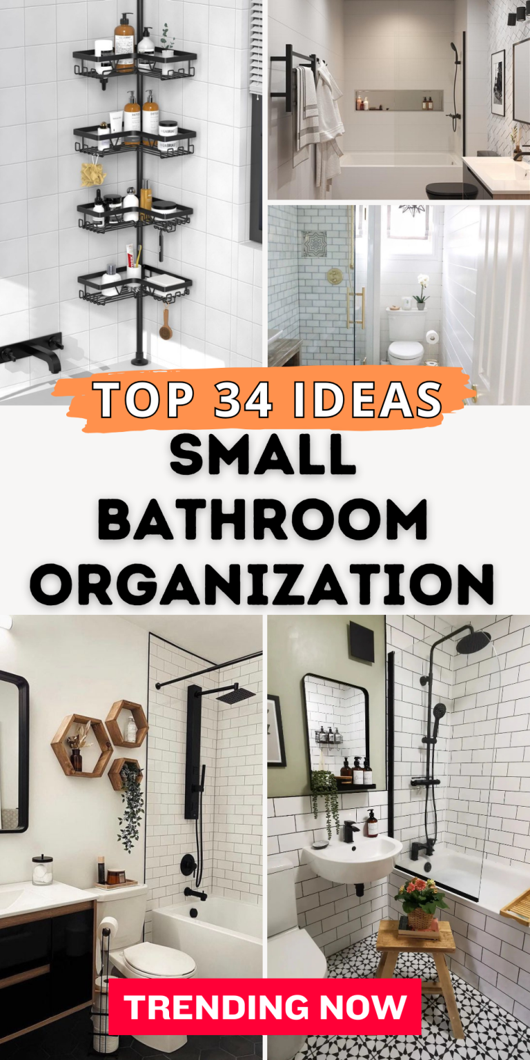 34 Small Bathroom Organization Ideas to Maximize Your Space ...