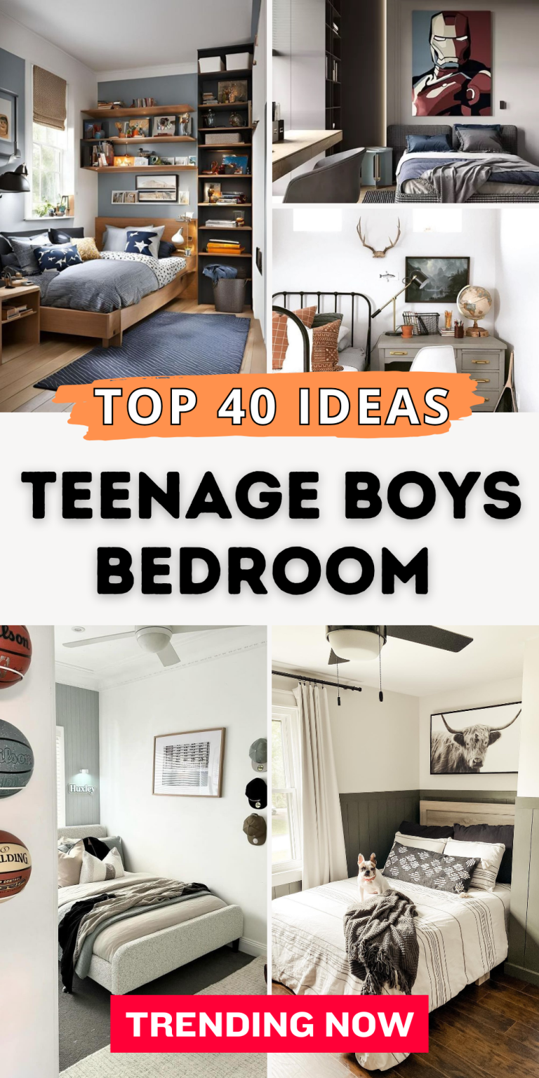 40 Teenage Boys Bedroom Ideas for Stylish & Cool Spaces - placeideal.com