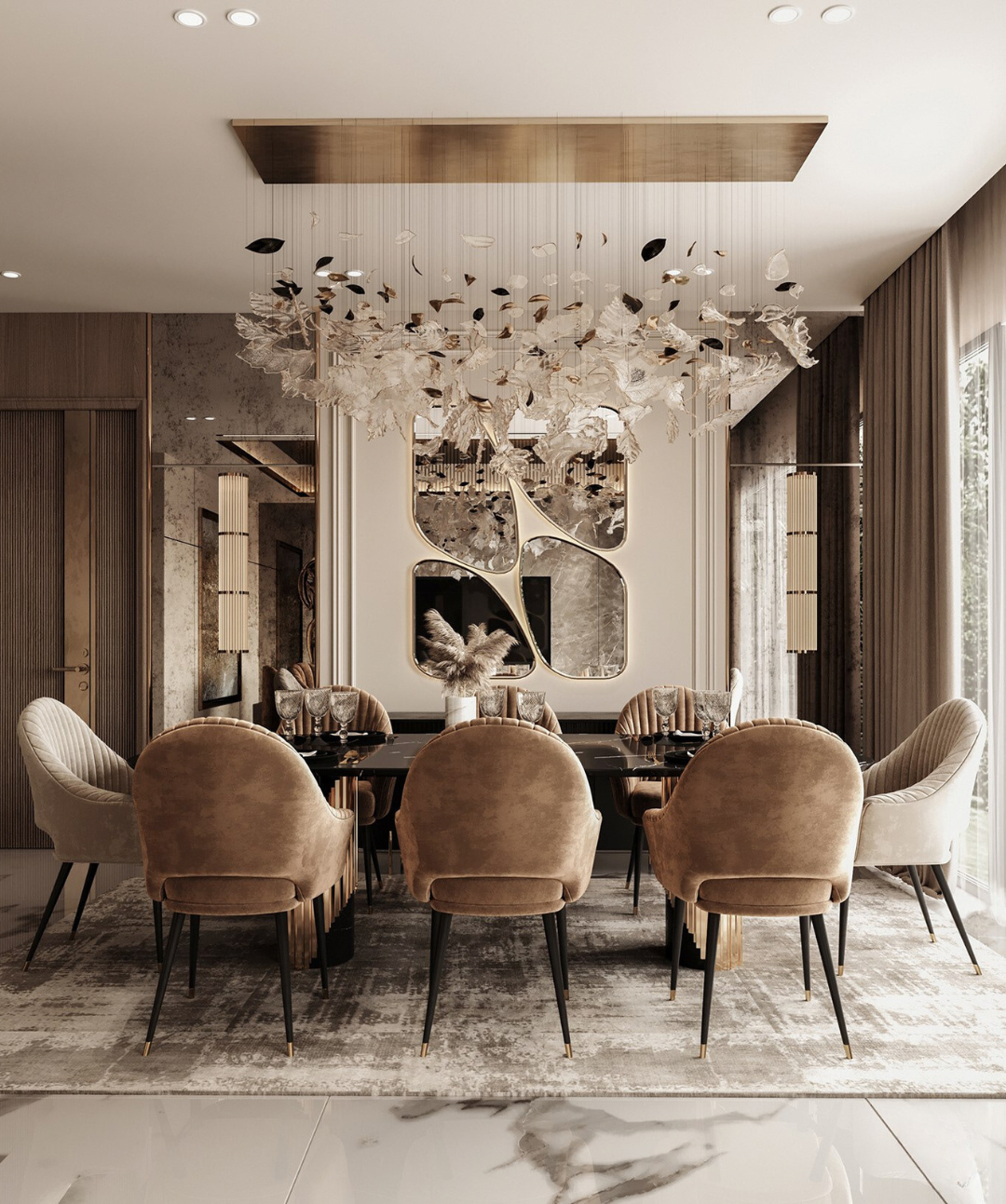 31 Unique Ways to Enhance Your Dining Room with Mirrors - placeideal.com