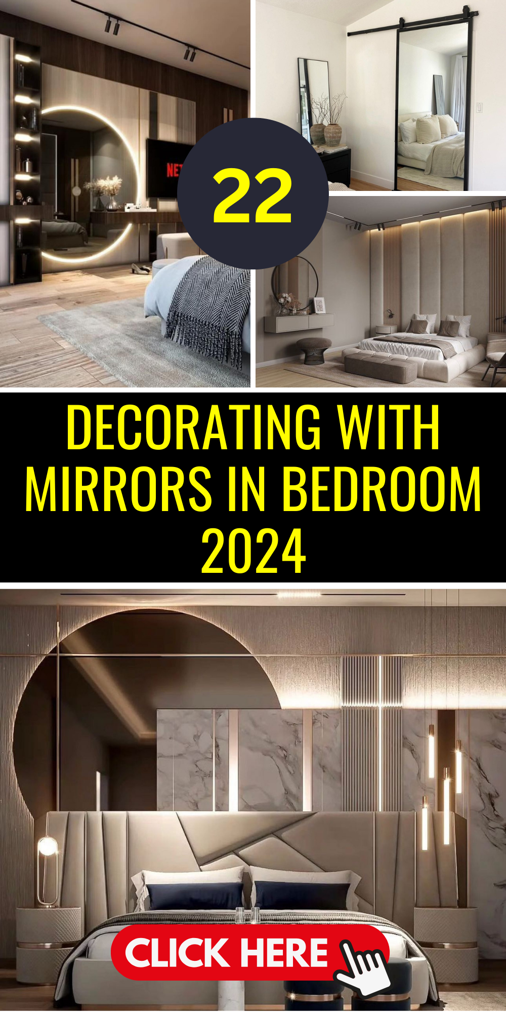 22 Innovative Bedroom Mirror Designs for 2024 Elevate Your Decor